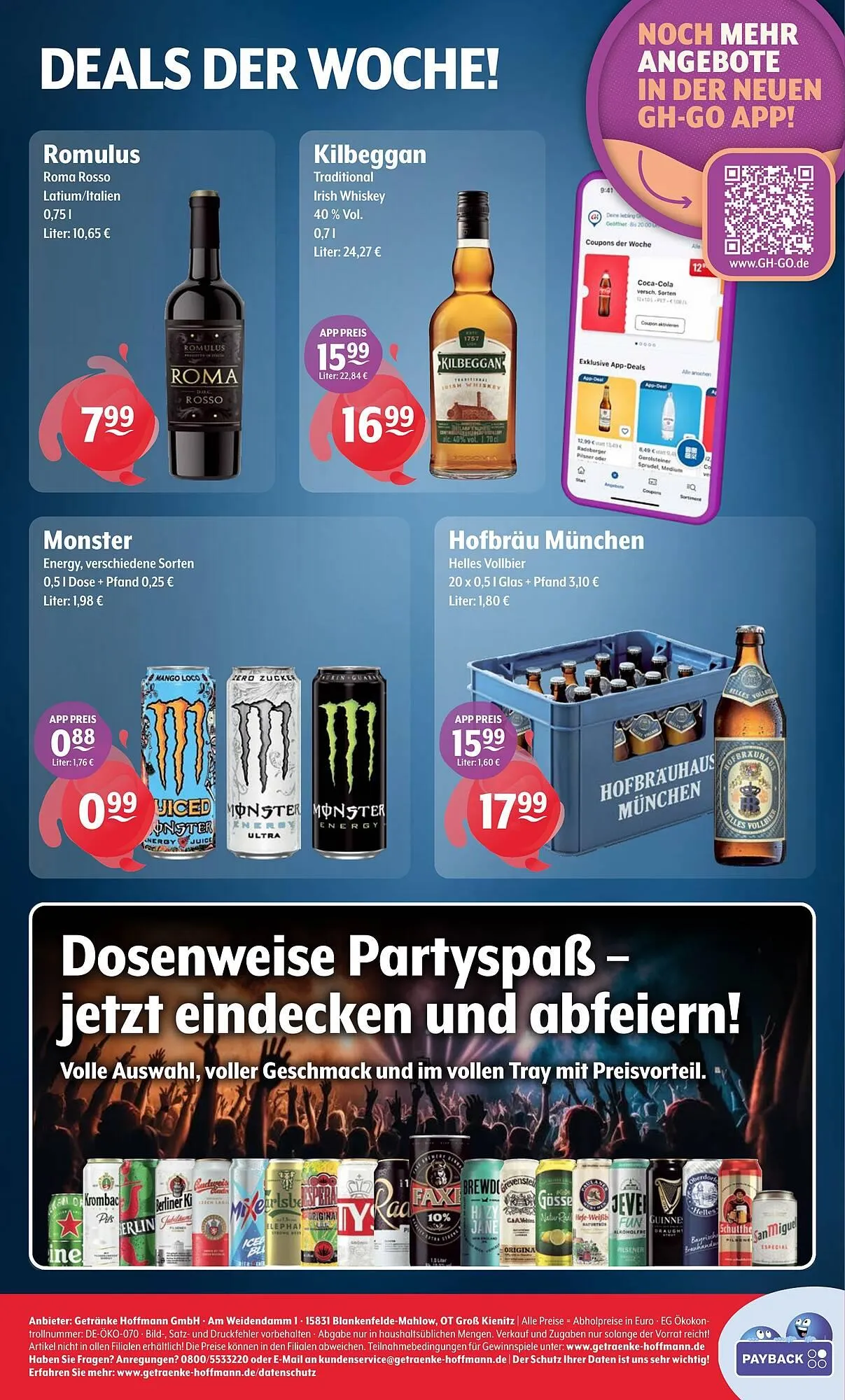 Getränke Hoffmann Prospekt von 20. Oktober bis 25. Oktober 2025 - Prospekt seite 8
