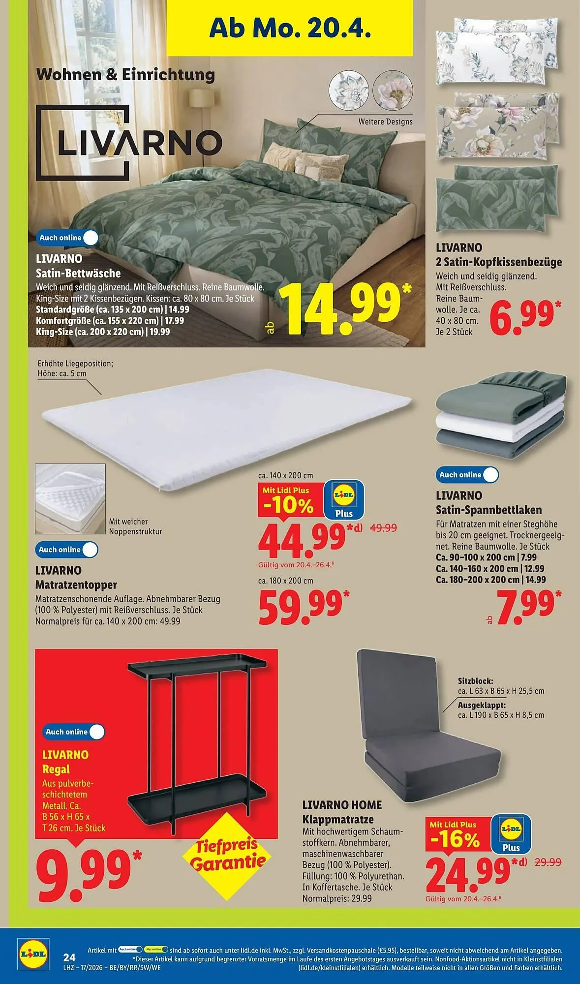 Lidl Prospekt von 20. April bis 26. April 2026 - Prospekt seite 40