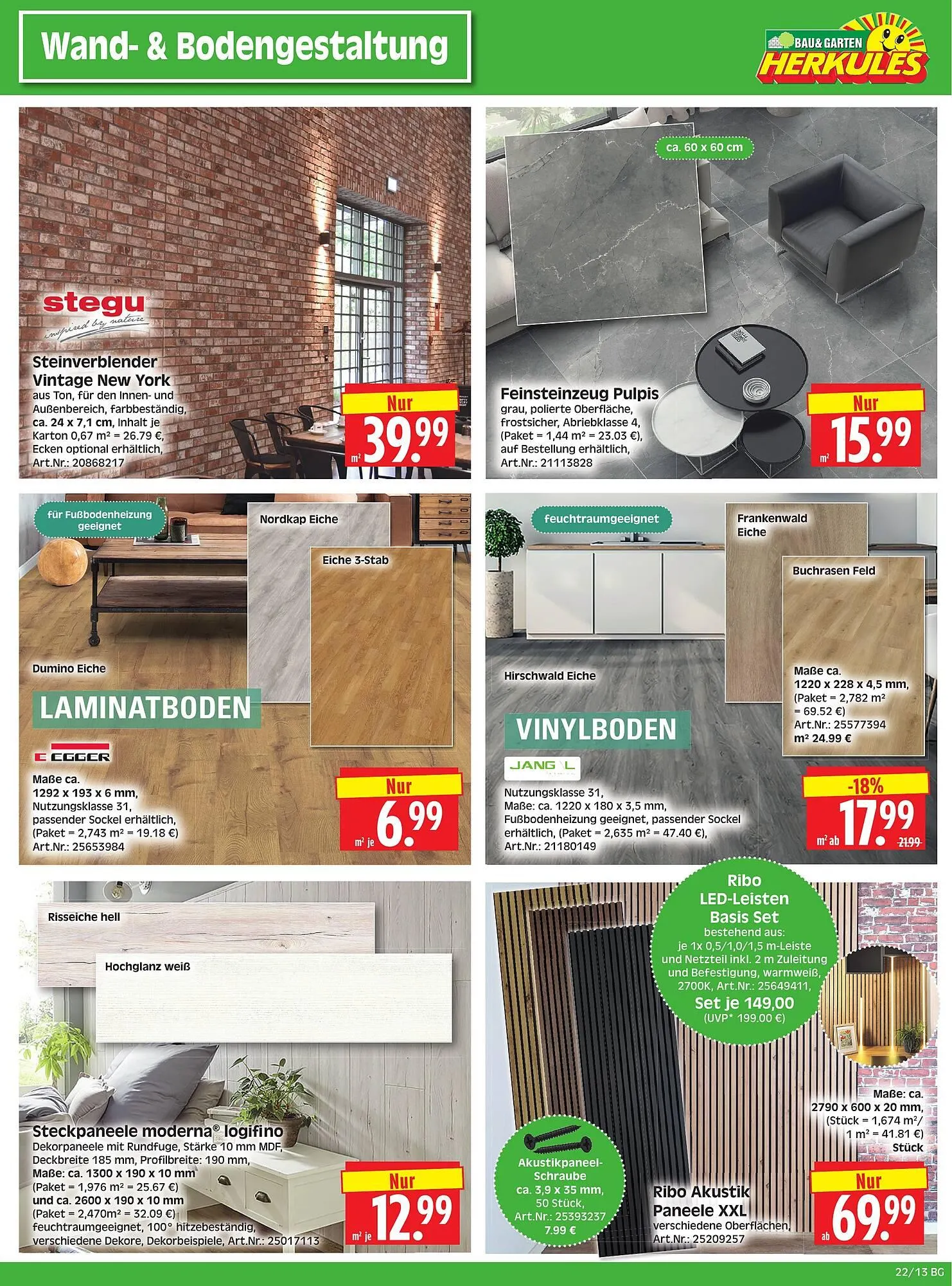 Herkules Baumarkt Prospekt von 26. Mai bis 31. Mai 2025 - Prospekt seite 13