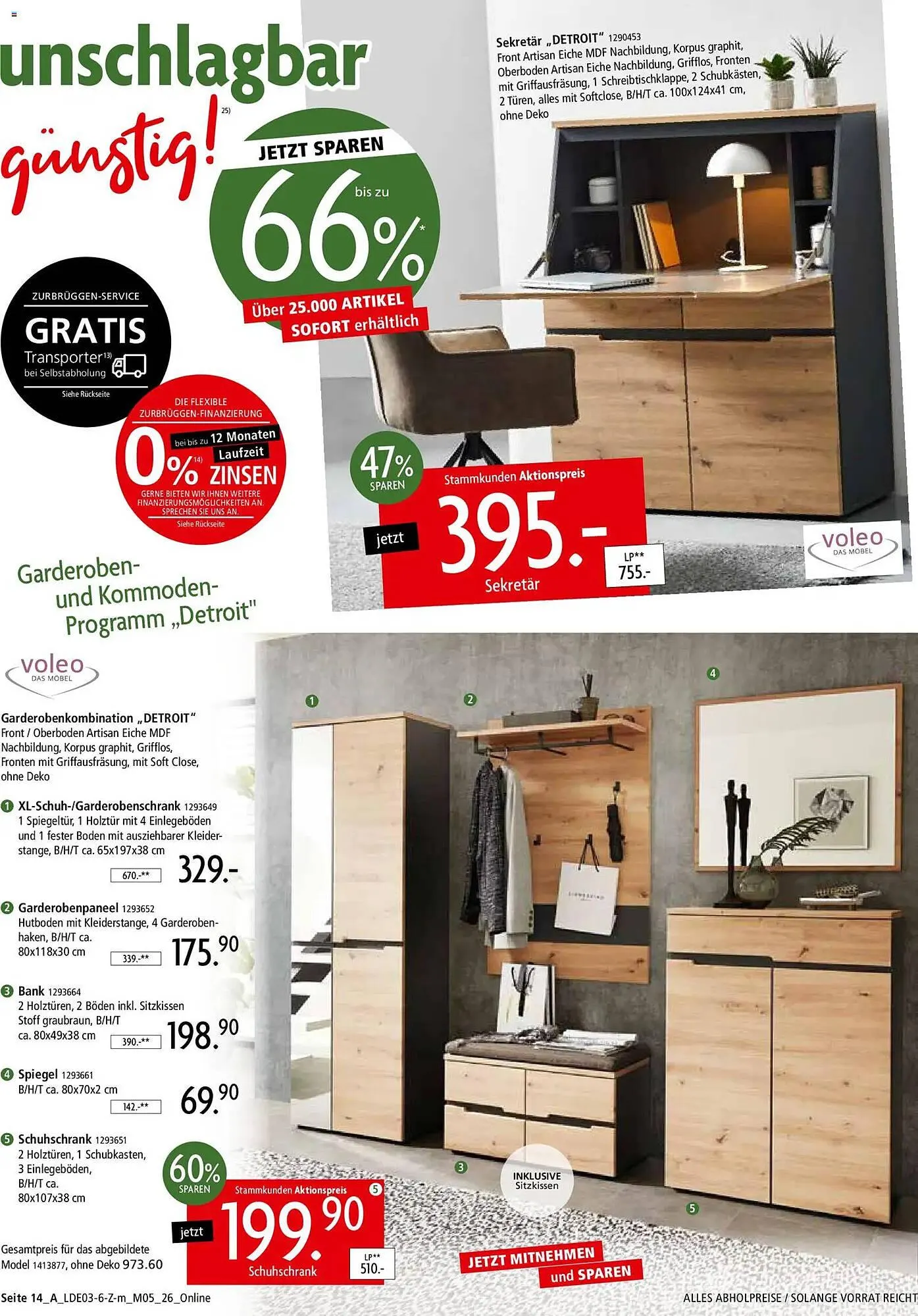 Zurbrüggen Prospekt von 28. März bis 2. Mai 2026 - Prospekt seite 20