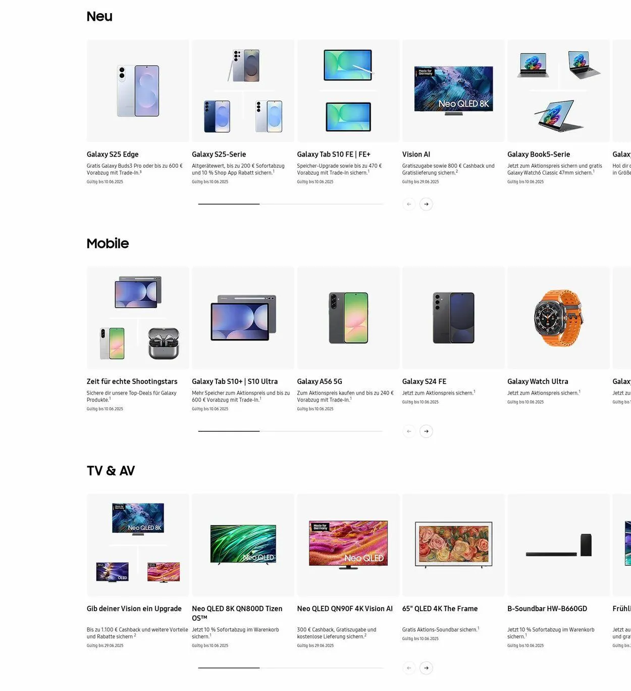 Samsung Aktueller Prospekt von 9. Juni bis 18. Juni 2025 - Prospekt seite 2