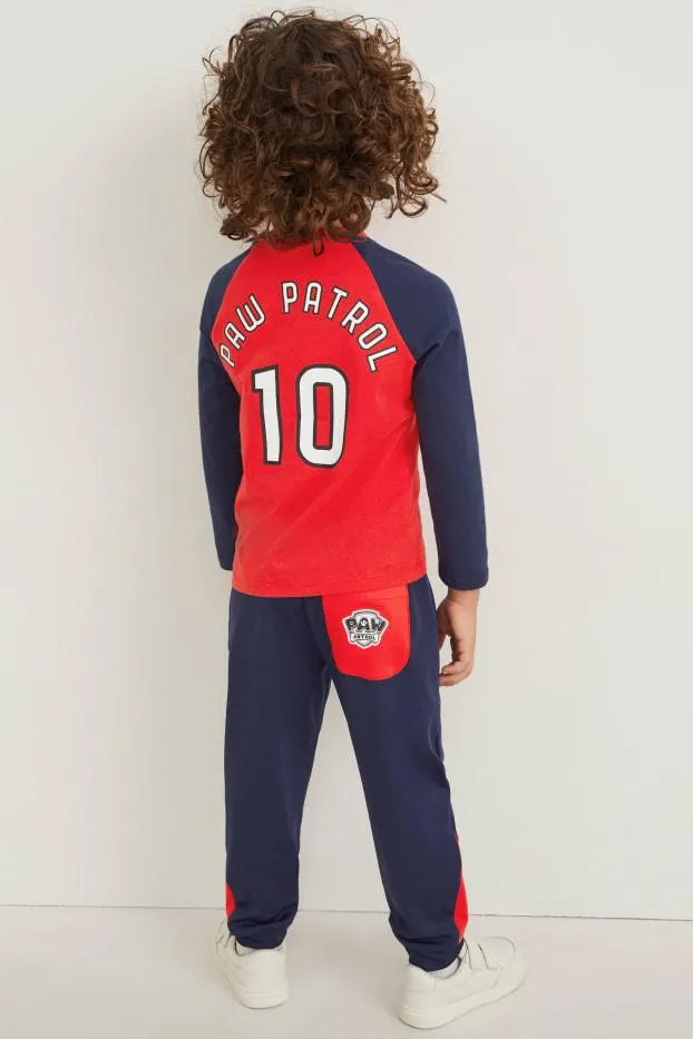 Set - Paw Patrol - longsleeve, shorts en joggingbroek