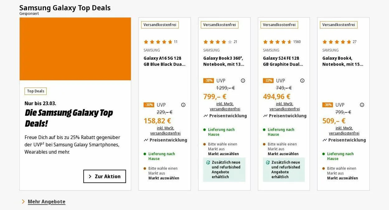 Saturn Aktueller Prospekt von 17. März bis 26. März 2025 - Prospekt seite 2