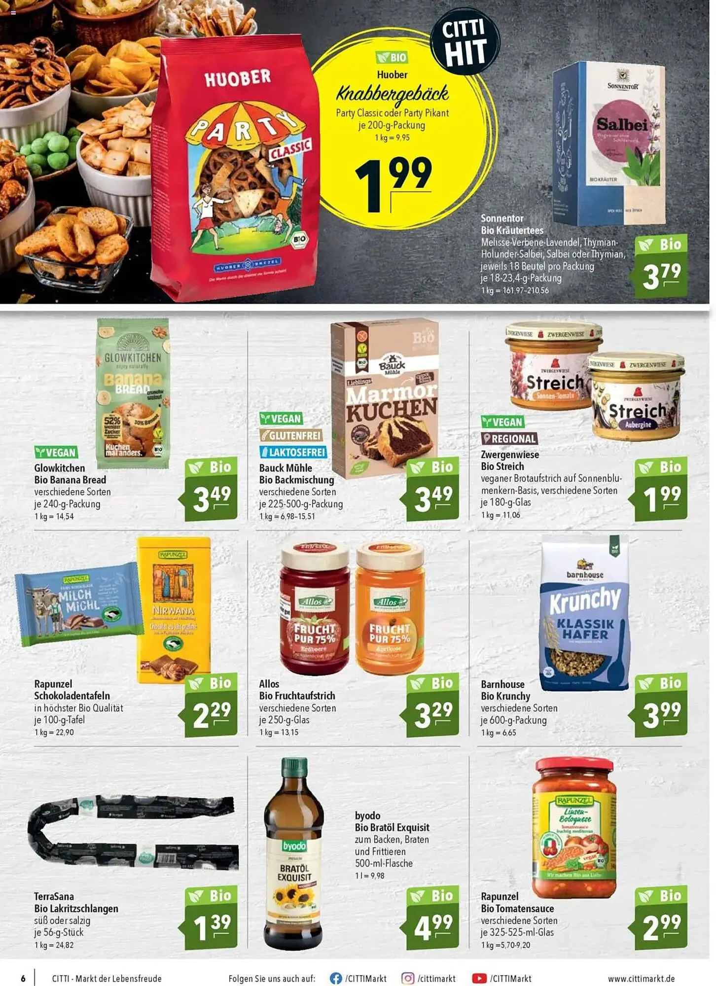 CITTI Markt Prospekt von 25. Juni bis 8. Juli 2025 - Prospekt seite 6