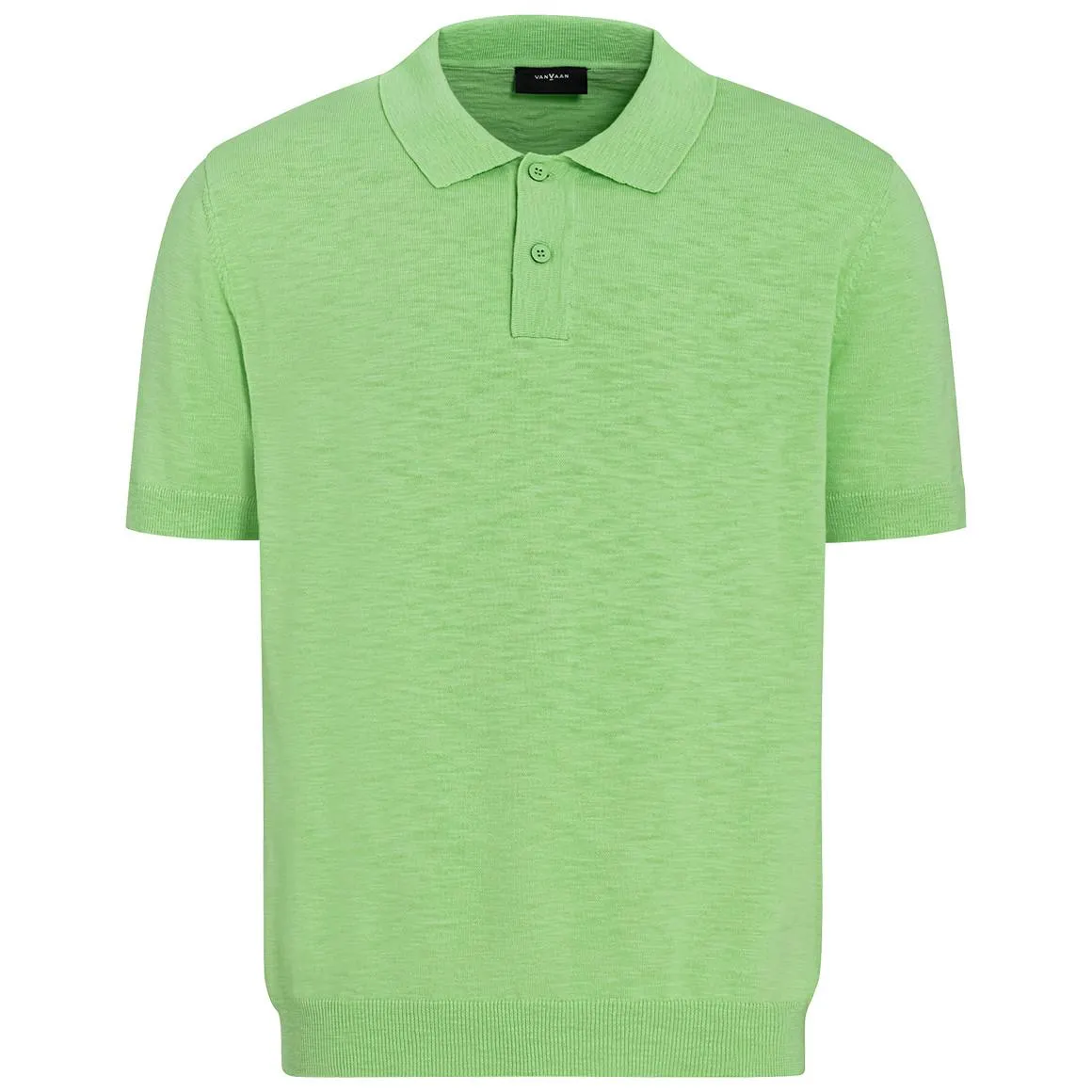 Herren Strick-Poloshirt aus Baumwolle