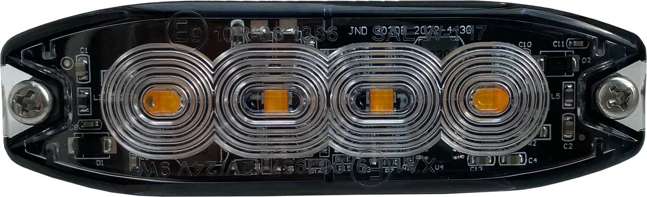 Berger & Schröter | LED Front- Heckblitzer orange