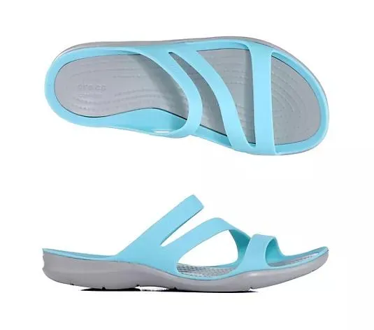 CROCS™ Damen-Pantolette Swiftwater ultraleicht Crosslite™ Foam