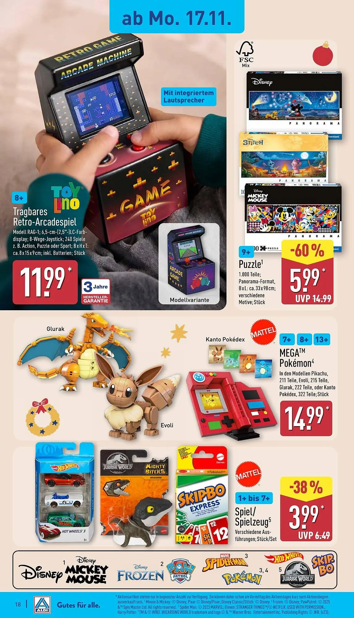 Aldi Nord Prospekt von 17. November bis 22. November 2025 - Prospekt seite 18