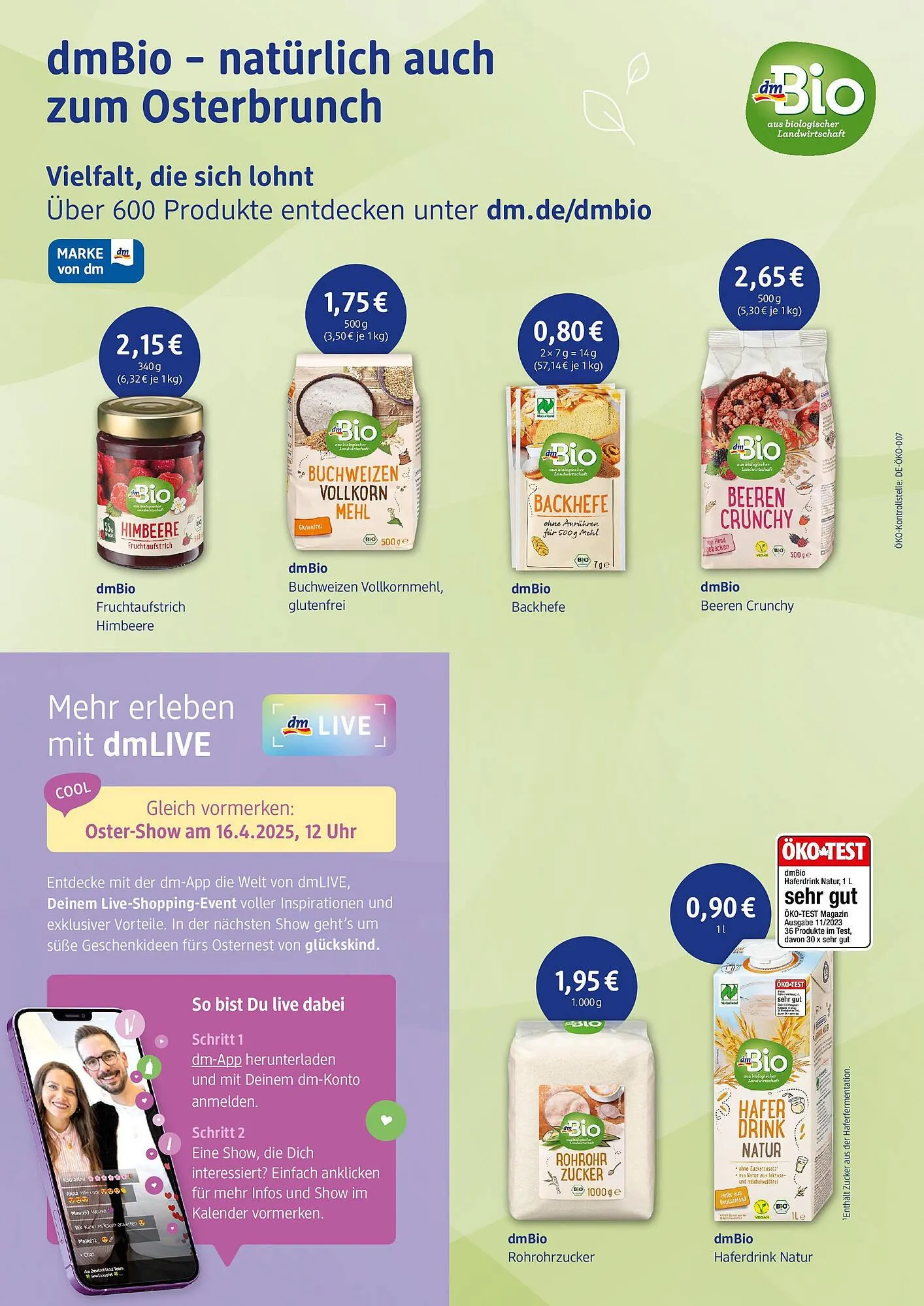 dm drogerie Prospekt von 13. April bis 21. April 2025 - Prospekt seite 4