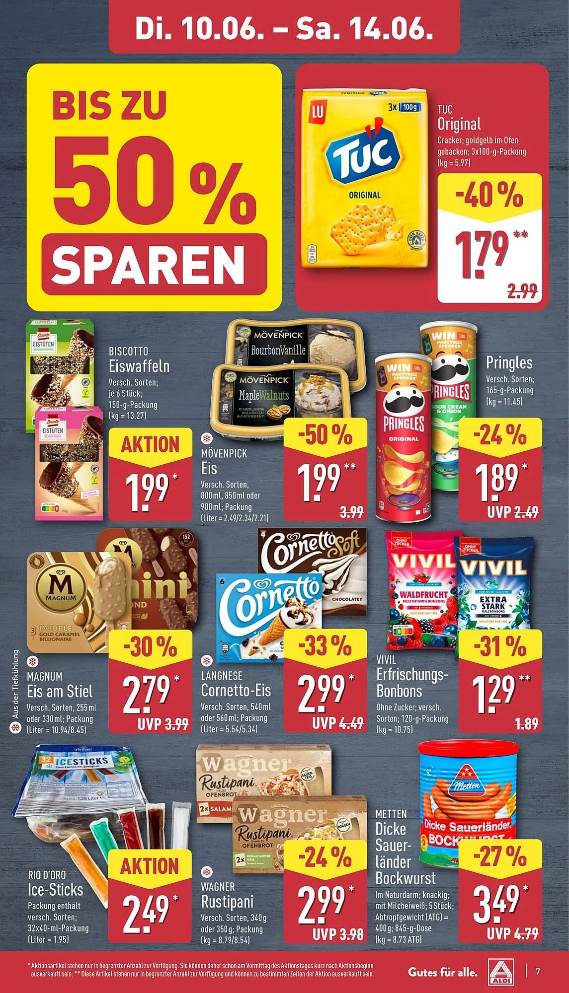 Aldi Nord Prospekt von 10. Juni bis 14. Juni 2025 - Prospekt seite 7