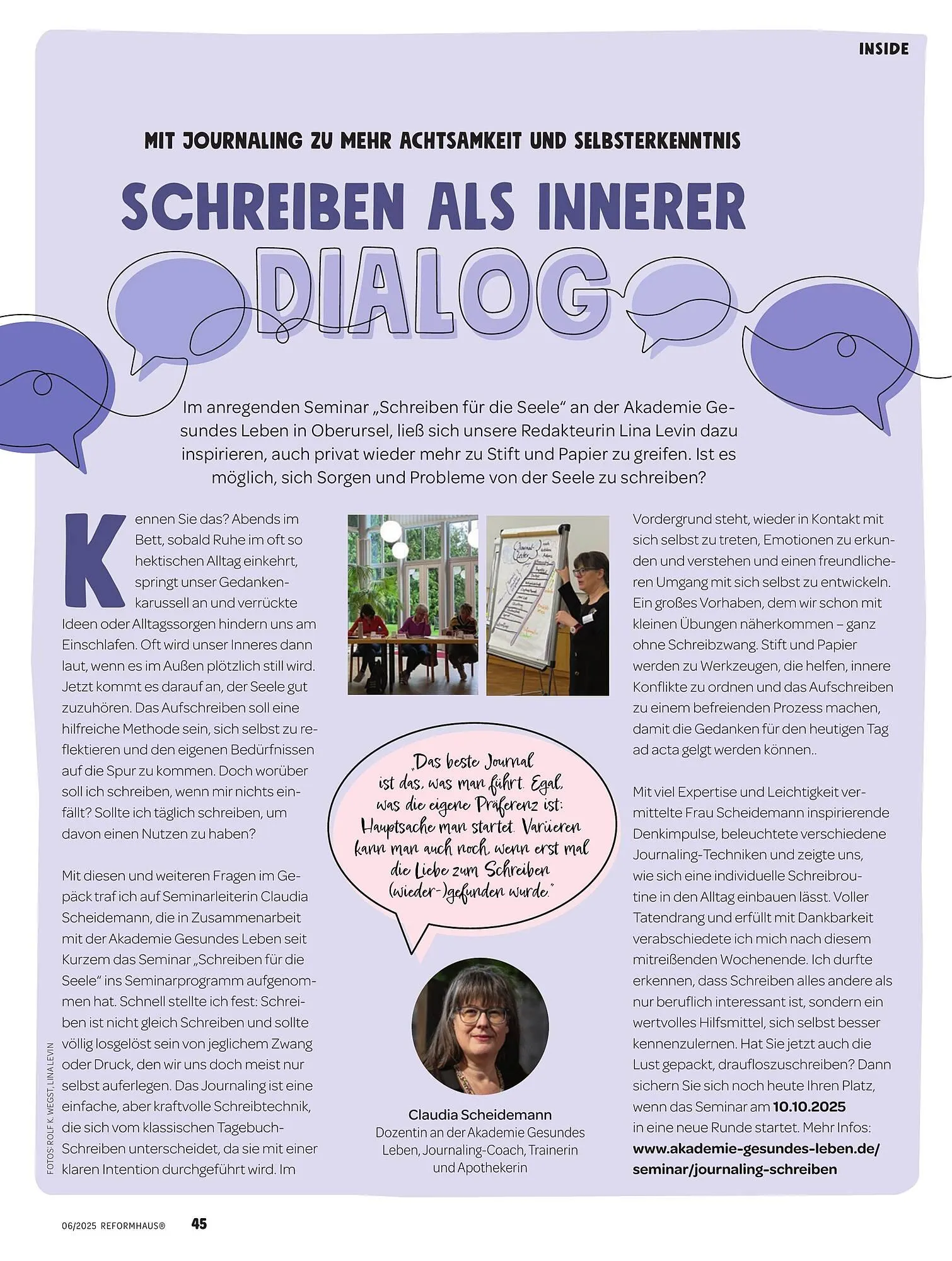 Reformhaus Prospekt von 1. Juni bis 30. Juni 2025 - Prospekt seite 45