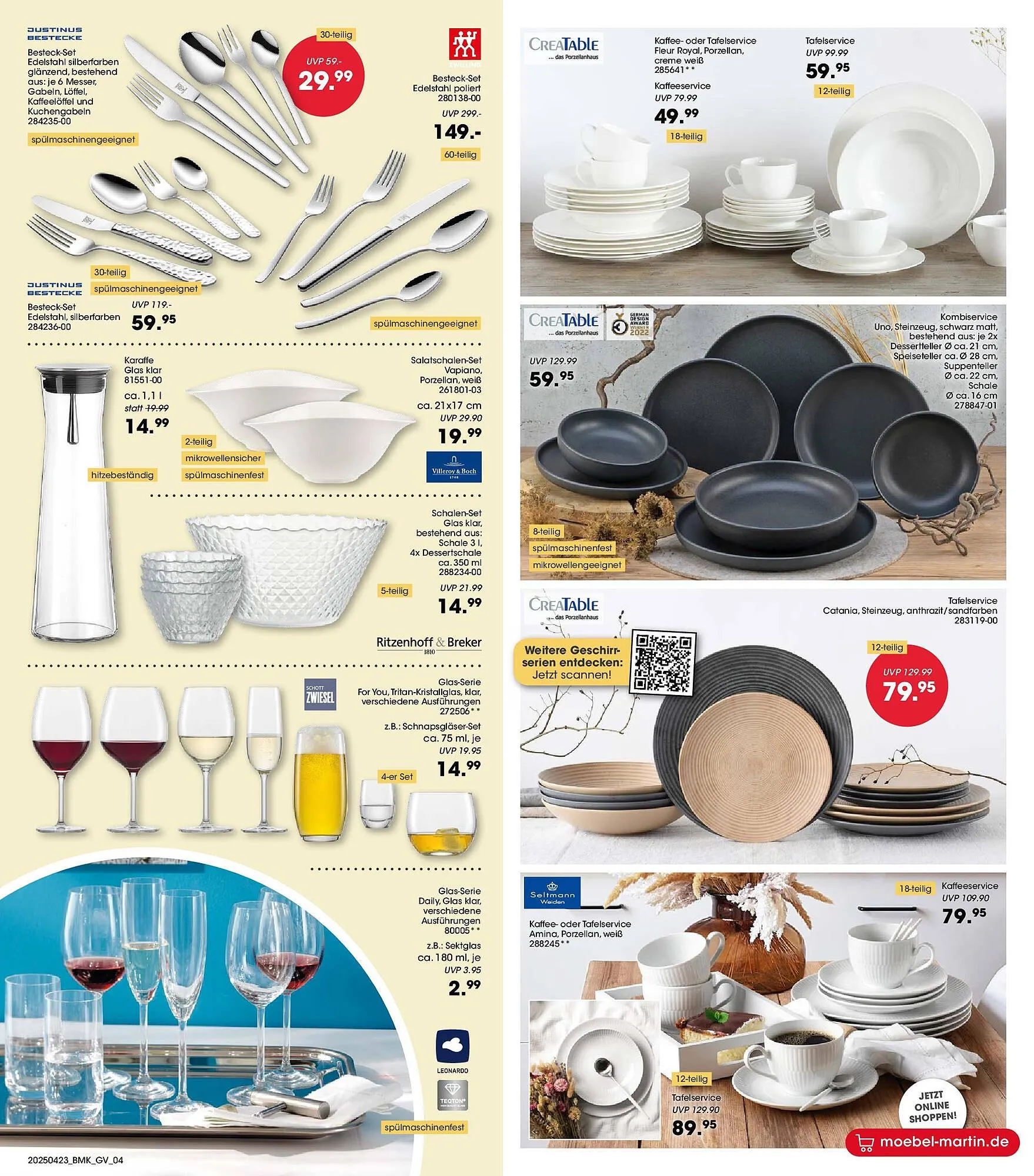 Möbel Martin Prospekt von 22. April bis 13. Mai 2025 - Prospekt seite 4