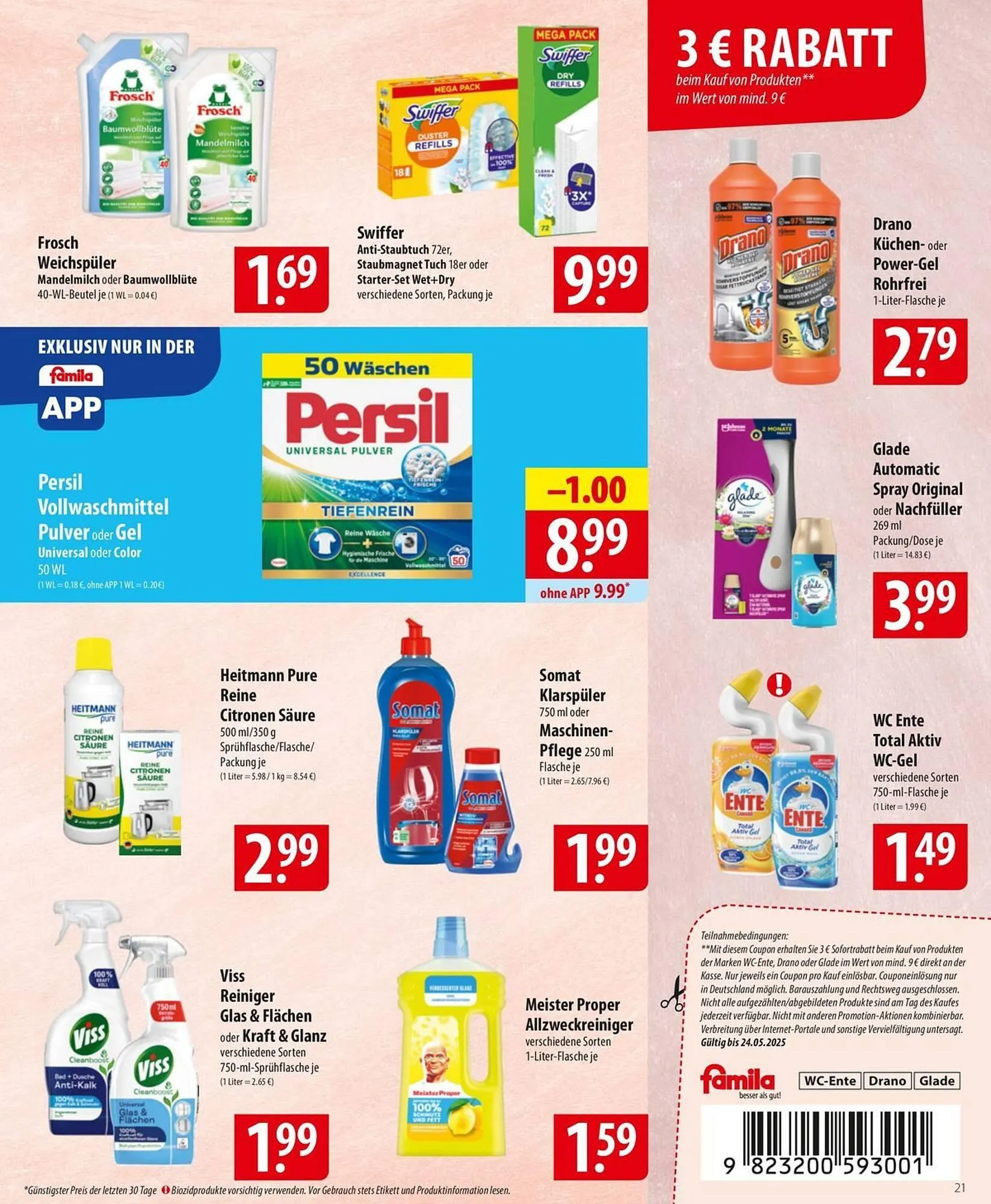 Famila Nord Ost Prospekt von 19. Mai bis 24. Mai 2025 - Prospekt seite 21