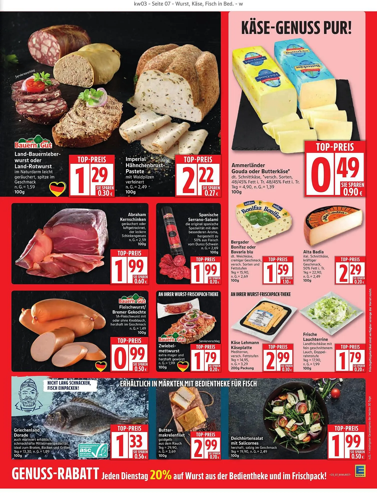 Edeka Prospekt von 12. Januar bis 17. Januar 2026 - Prospekt seite 7