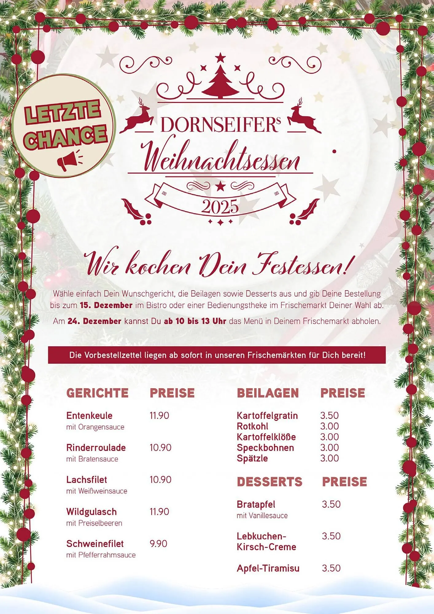 Dornseifer Prospekt von 8. Dezember bis 13. Dezember 2025 - Prospekt seite 6