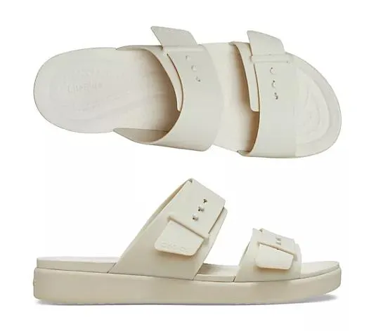 CROCS™ Damen- Pantolette Brooklyn Buckle Low ultraleicht LiteRide™ Technologie