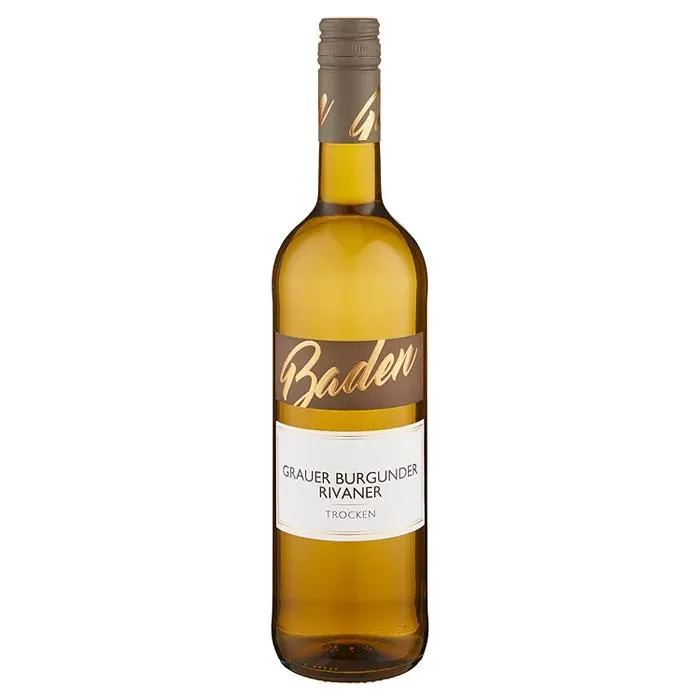 Baden Grauer Burgunder Rivaner QbA 0,75 l