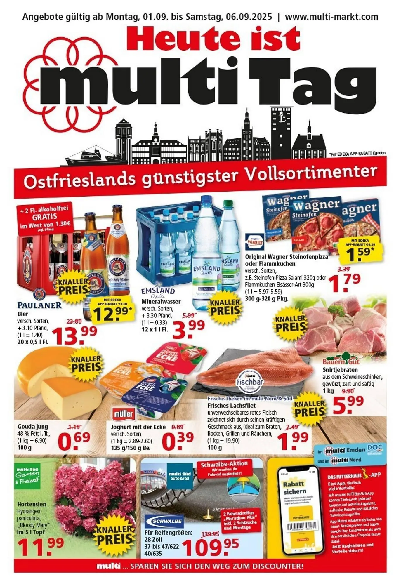 Multi Markt Prospekt von 1. September bis 6. September 2025 - Prospekt seite 1