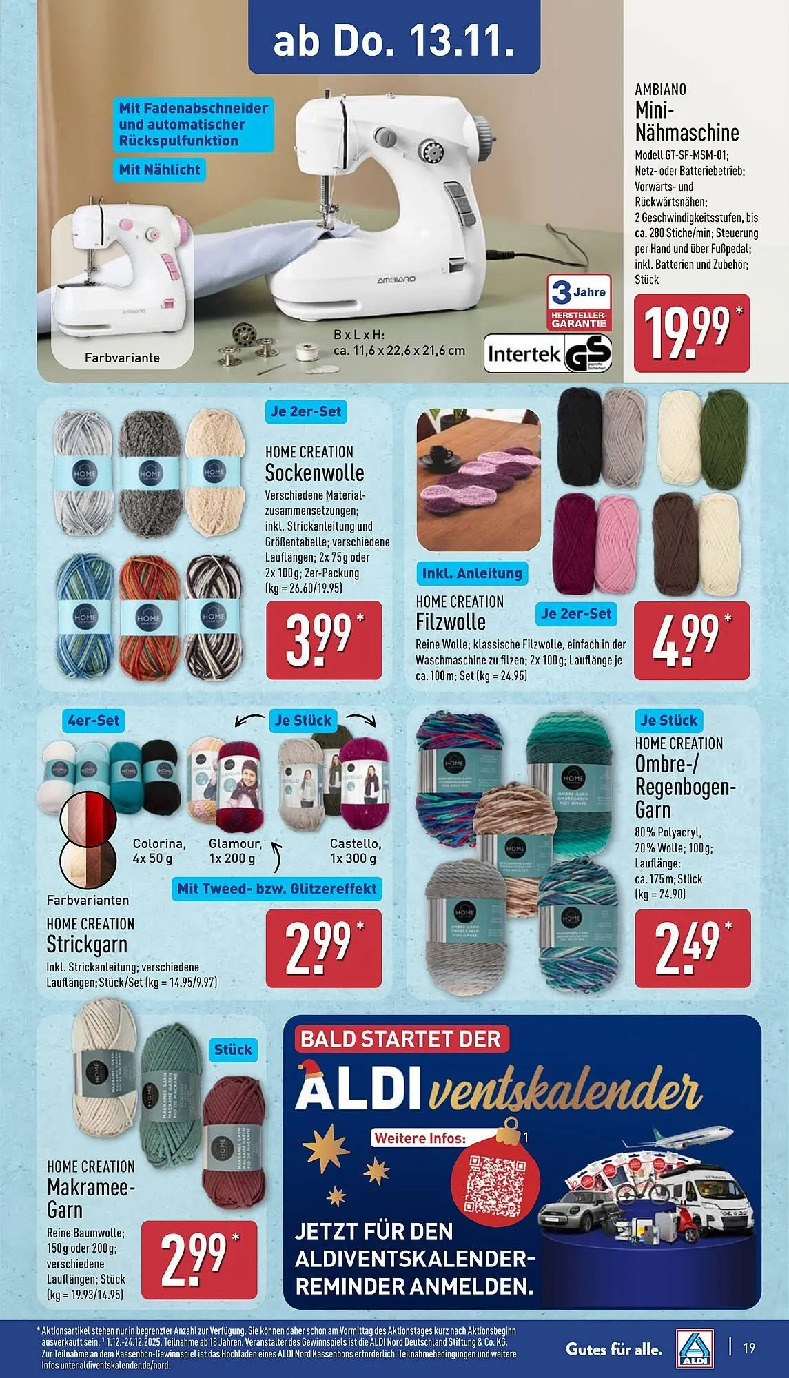 Aldi Nord Prospekt von 10. November bis 15. November 2025 - Prospekt seite 23