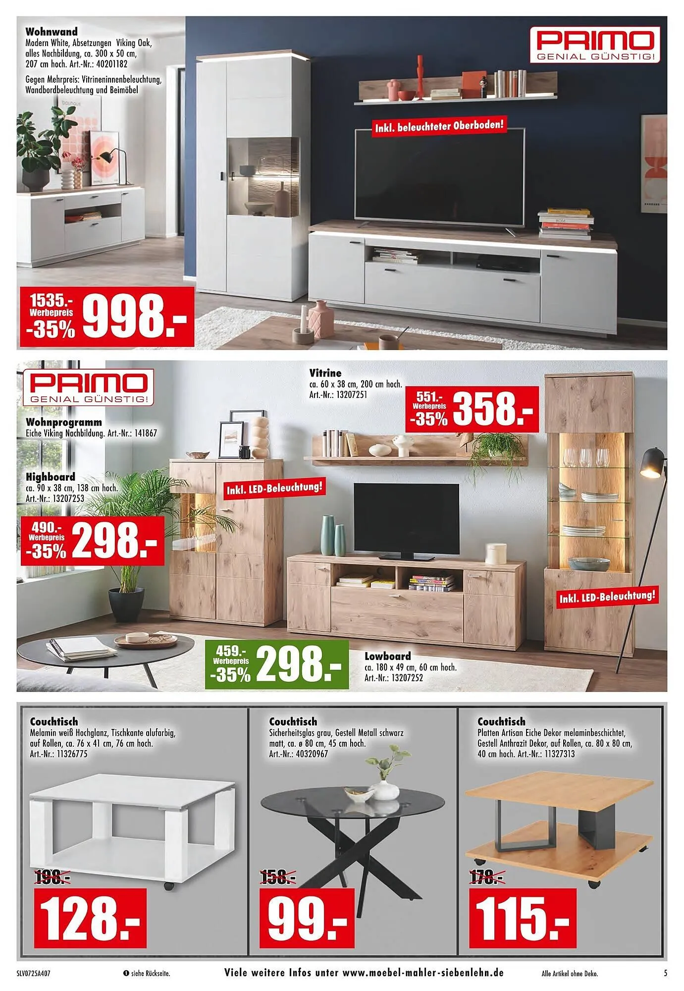 Möbel Mahler Prospekt von 13. August bis 26. August 2025 - Prospekt seite 5