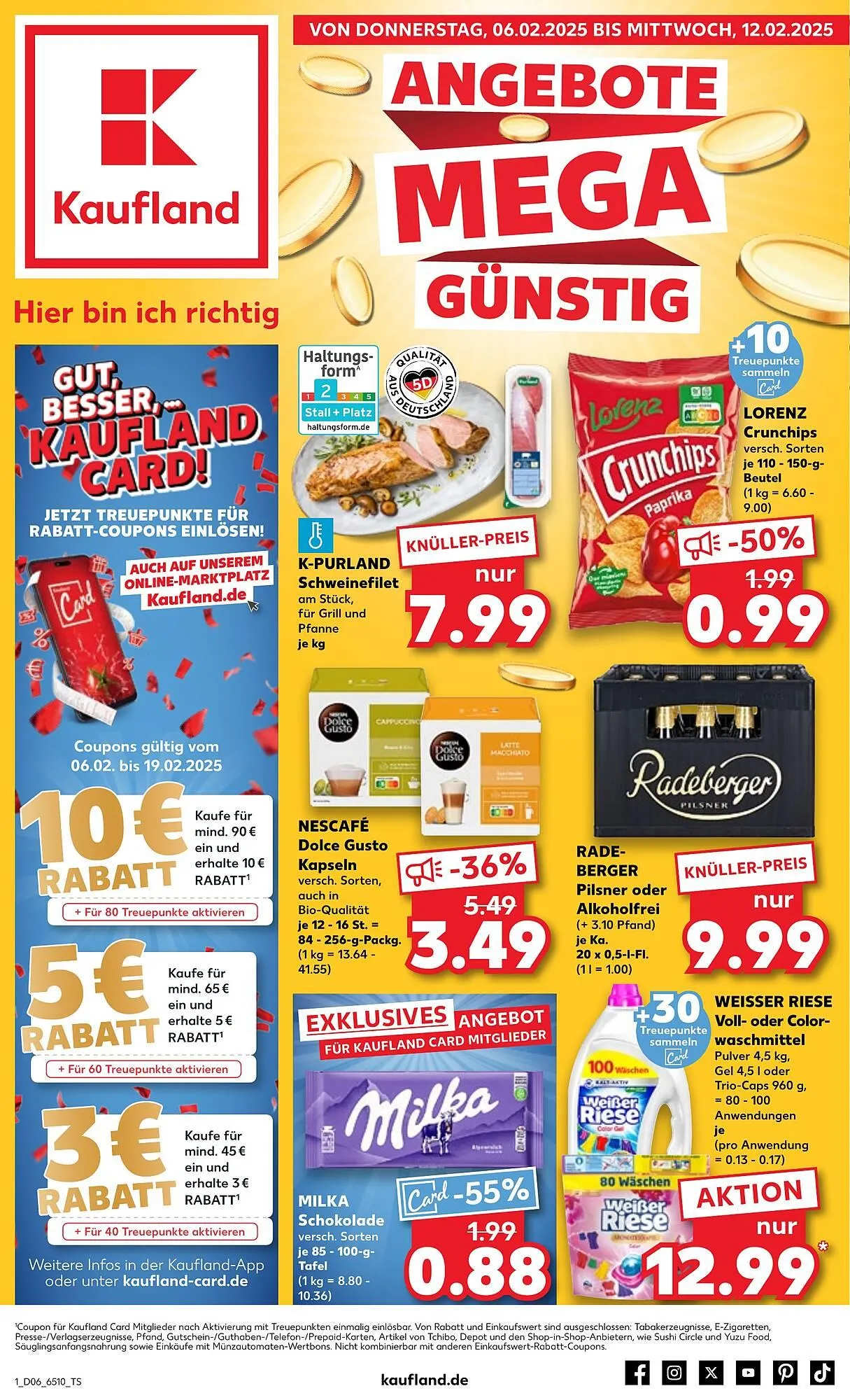 Kaufland Prospekt von 6. Februar bis 12. Februar 2025 - Prospekt seite 1
