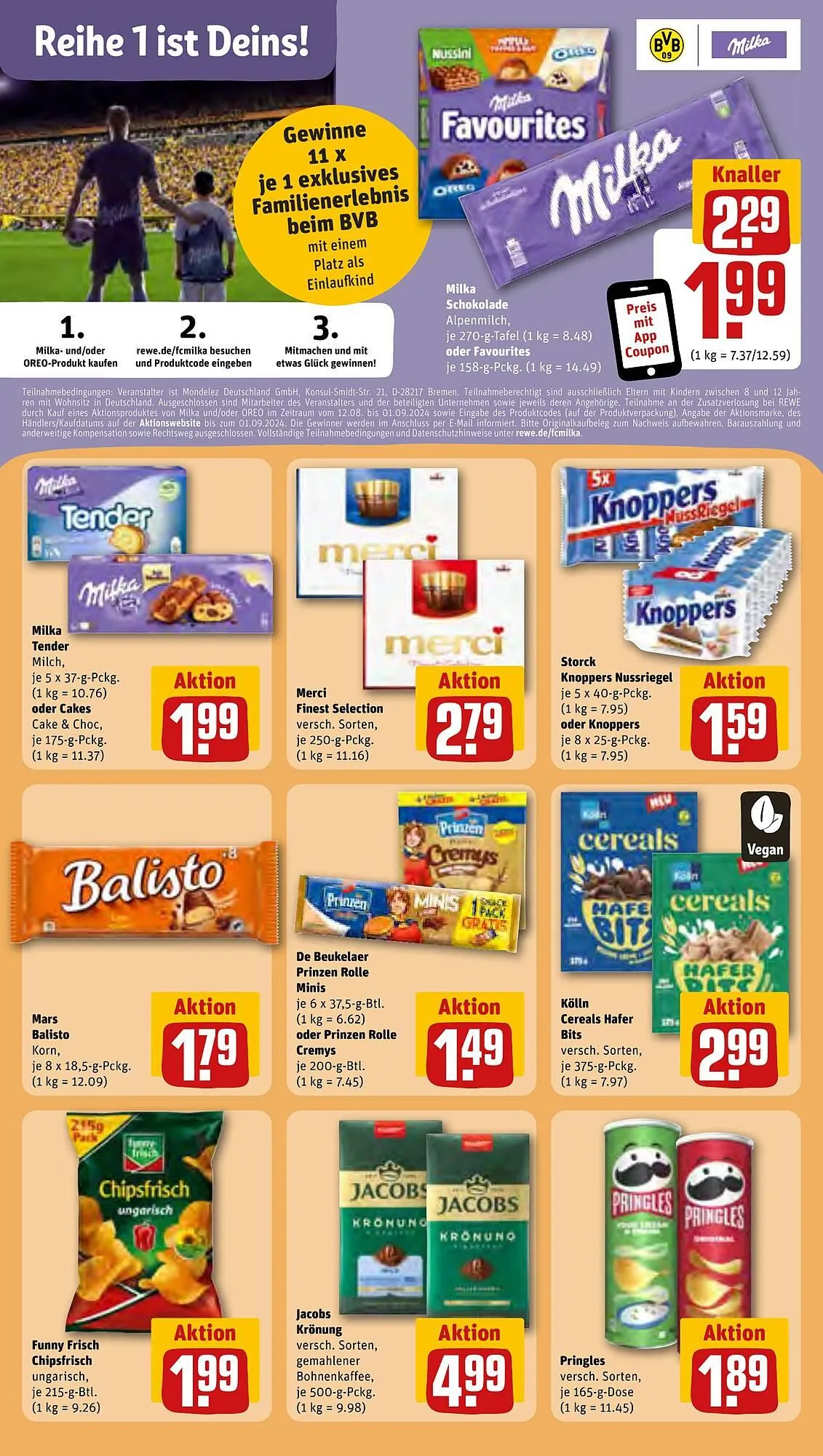 REWE tilbudsavis Gyldig indtil 12. august - 17. august 2024 - tilbudsavis side 23