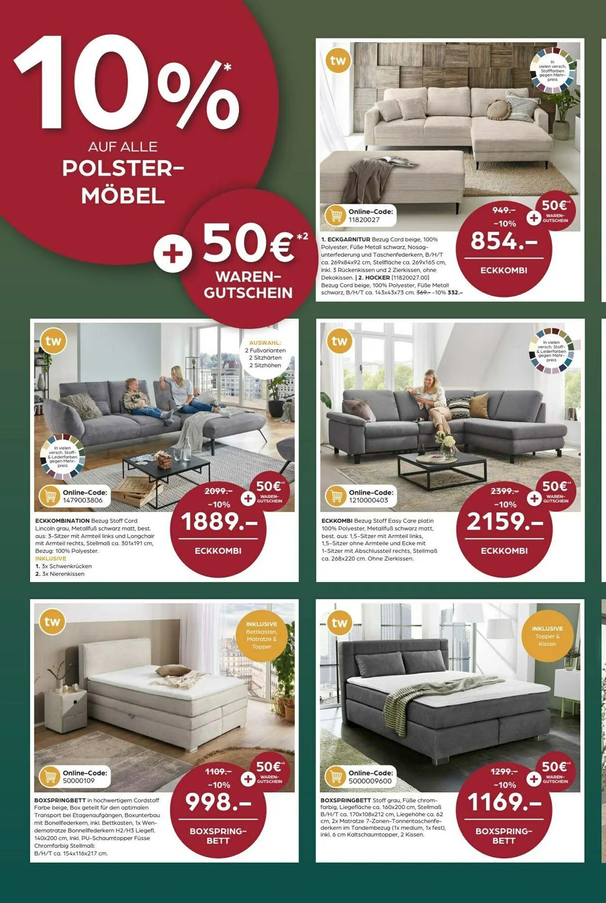 SB Möbel Boss Aktueller Prospekt von 1. März bis 17. Februar 2026 - Prospekt seite 2