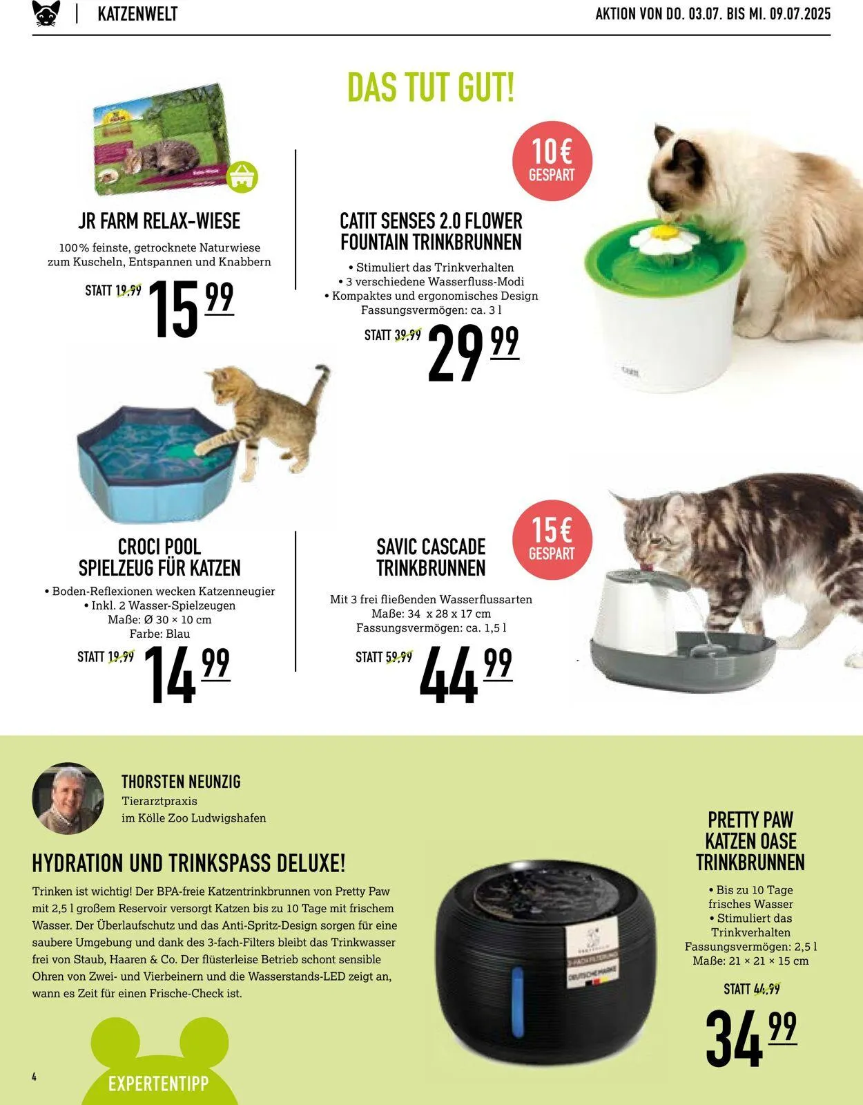 Kölle Zoo Aktueller Prospekt von 2. Juli bis 16. Juli 2025 - Prospekt seite 4