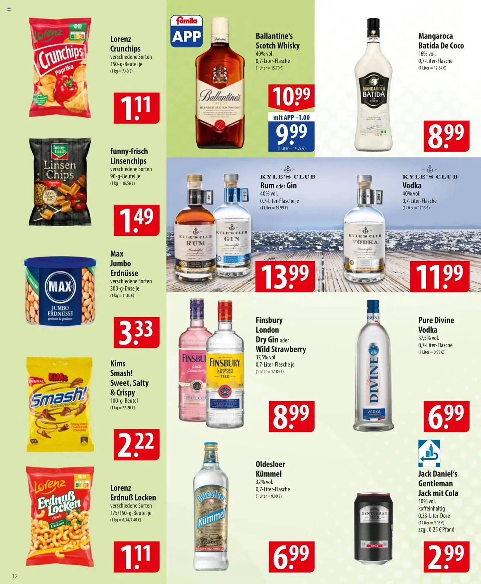 Famila Nord Ost Prospekt von 10. März bis 15. März 2025 - Prospekt seite 12