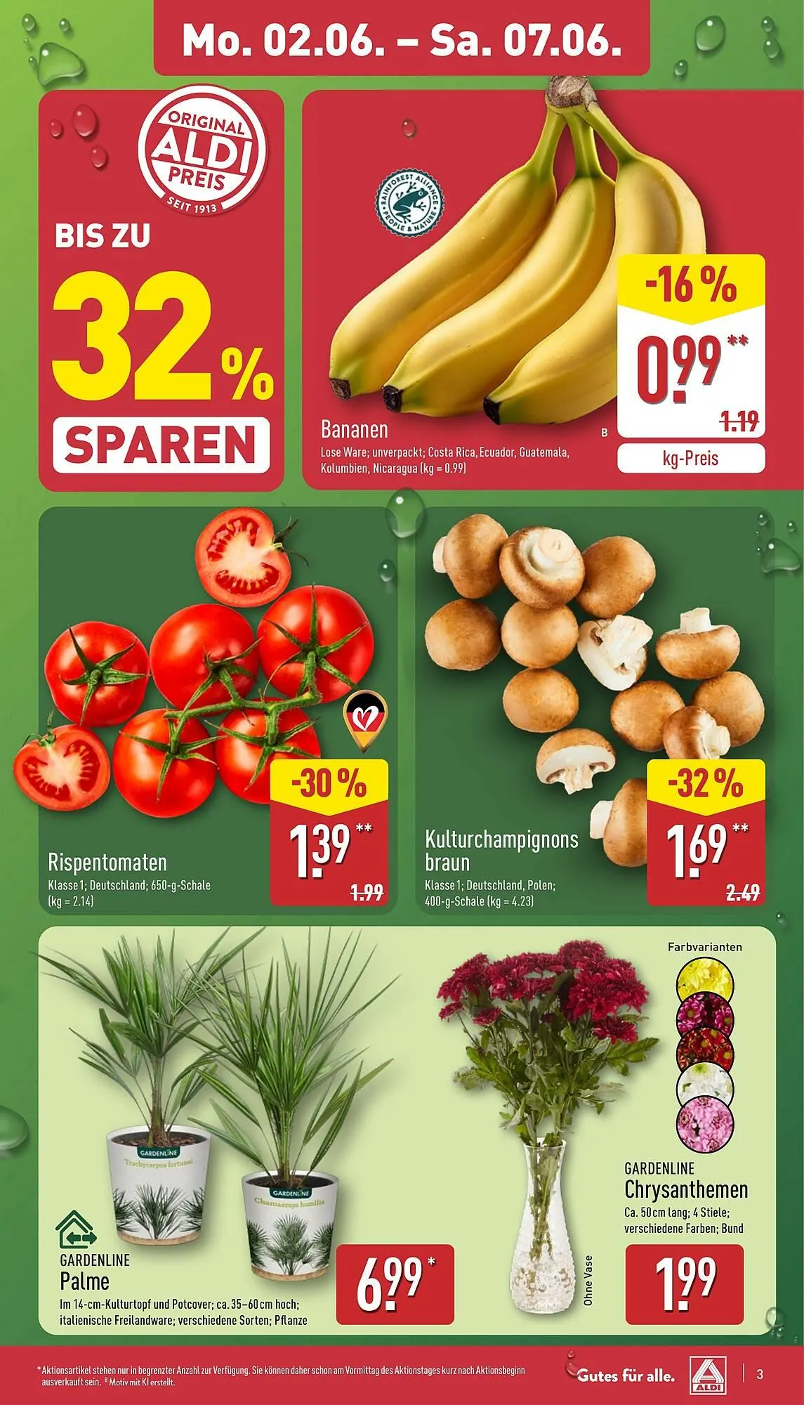 Aldi Nord Prospekt von 2. Juni bis 7. Juni 2025 - Prospekt seite 3