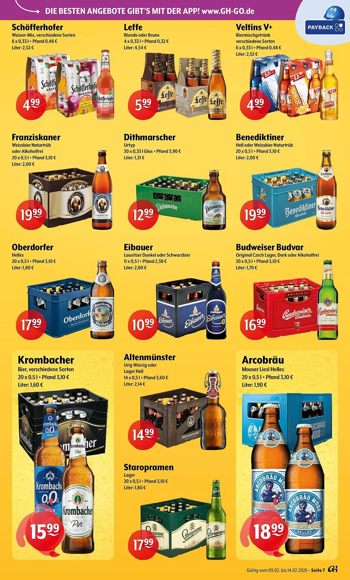 Trink und Spare Prospekt von 9. Februar bis 14. Februar 2026 - Prospekt seite 7