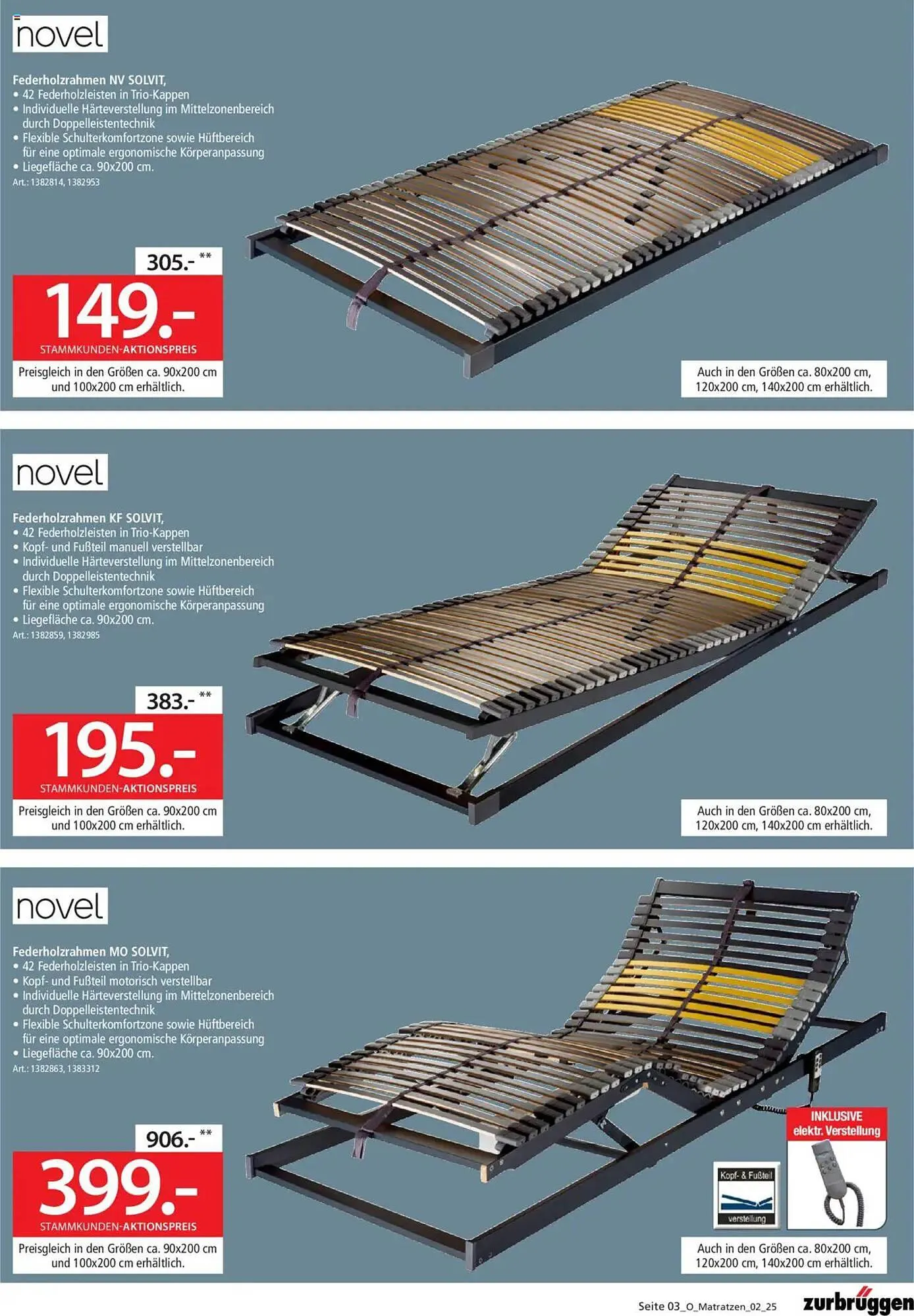 Zurbrüggen Prospekt von 16. Juli bis 31. Oktober 2025 - Prospekt seite 3