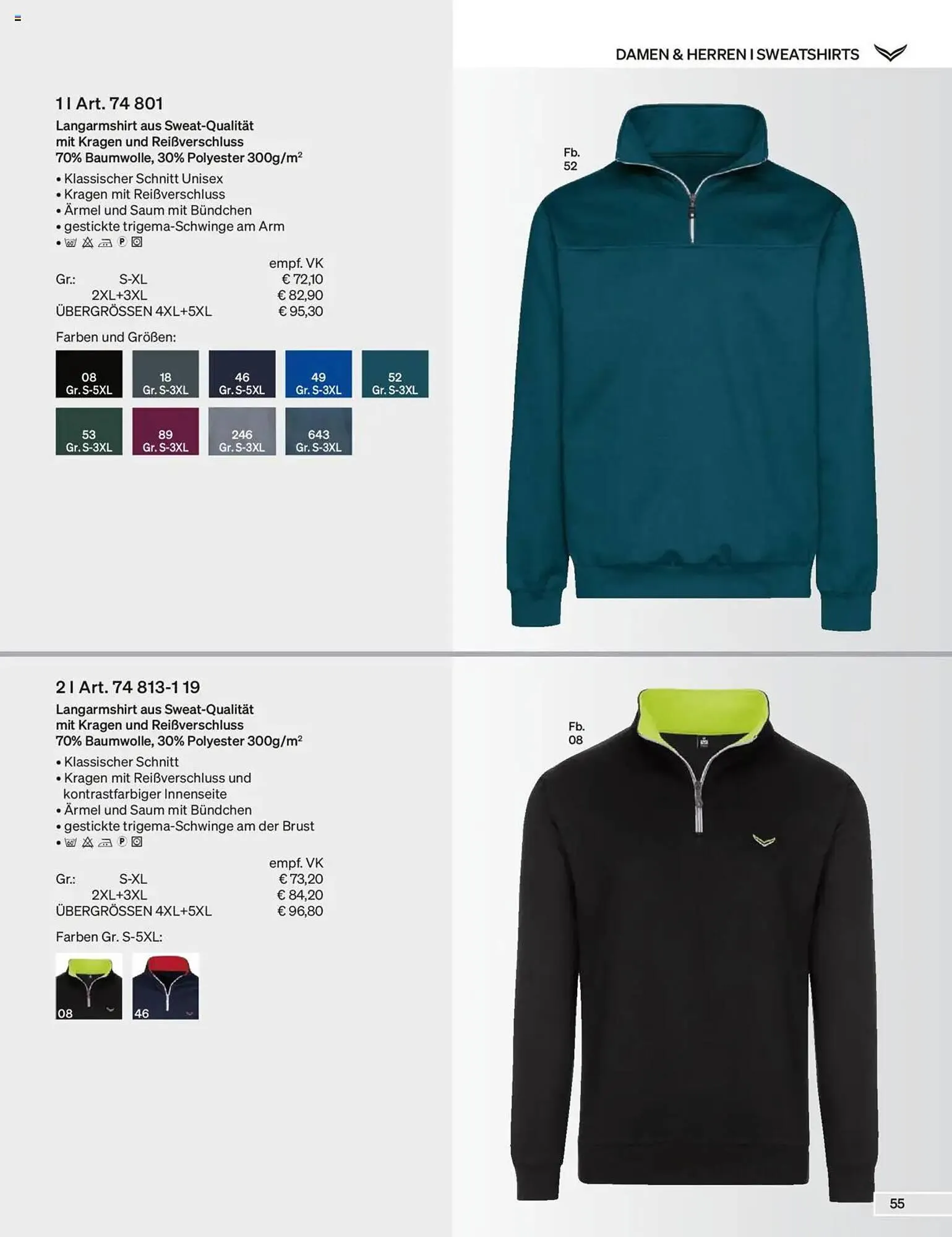 Trigema Prospekt von 17. Februar bis 17. August 2025 - Prospekt seite 55