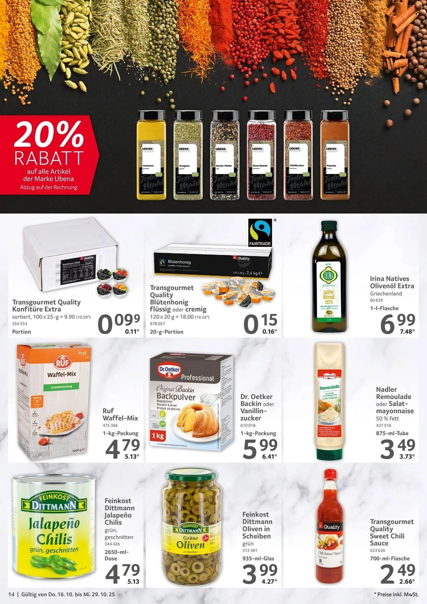 Selgros Prospekt von 16. Oktober bis 29. Oktober 2025 - Prospekt seite 14