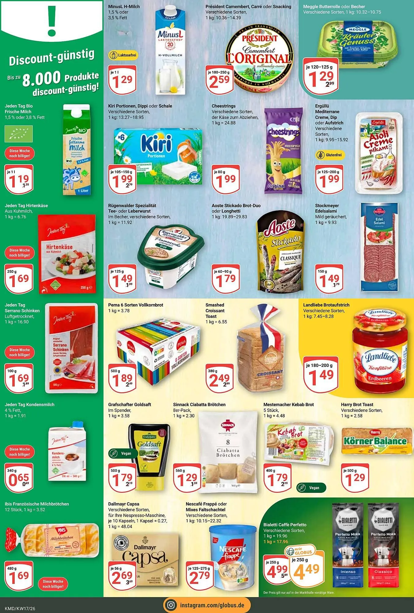 Globus Prospekt von 20. April bis 25. April 2026 - Prospekt seite 15