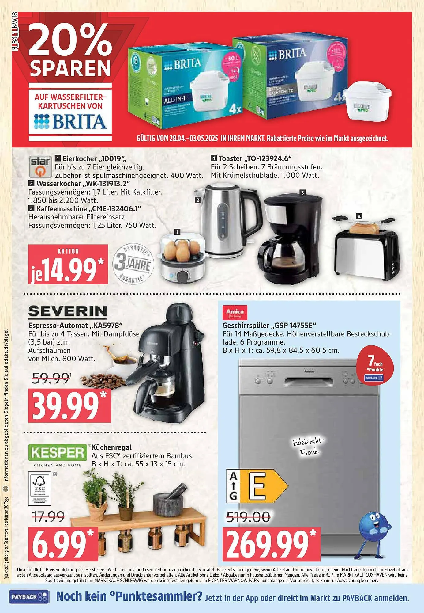 Marktkauf Prospekt von 27. April bis 3. Mai 2025 - Prospekt seite 34