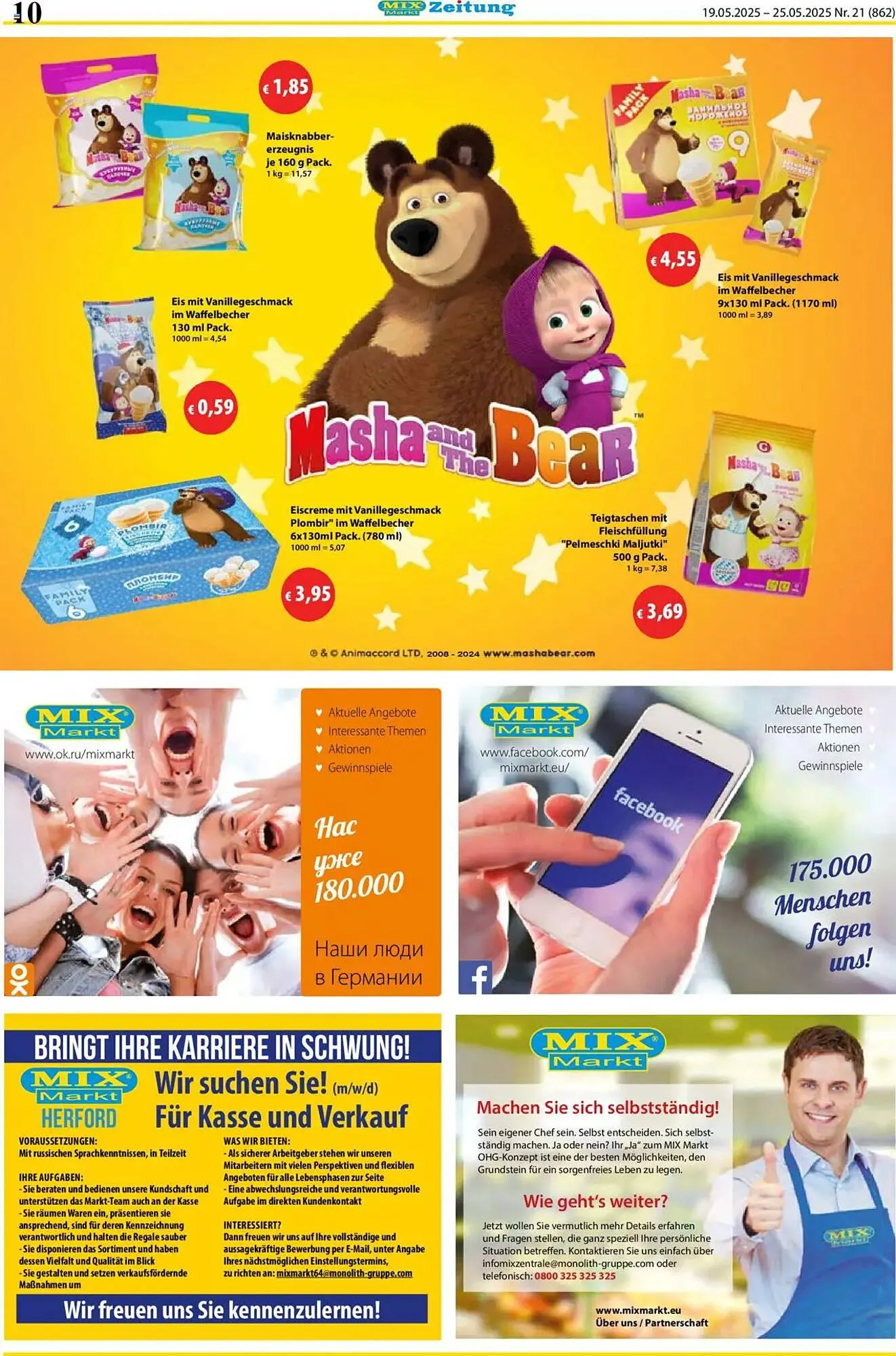 Mix Markt Prospekt von 19. Mai bis 25. Mai 2025 - Prospekt seite 8