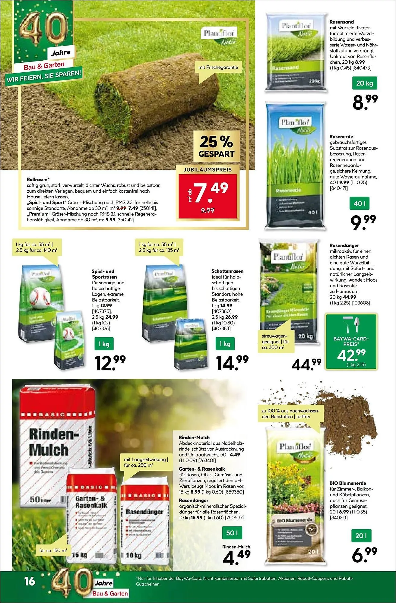 BayWa Bau & Garten Prospekt von 11. Mai bis 17. Mai 2026 - Prospekt seite 16