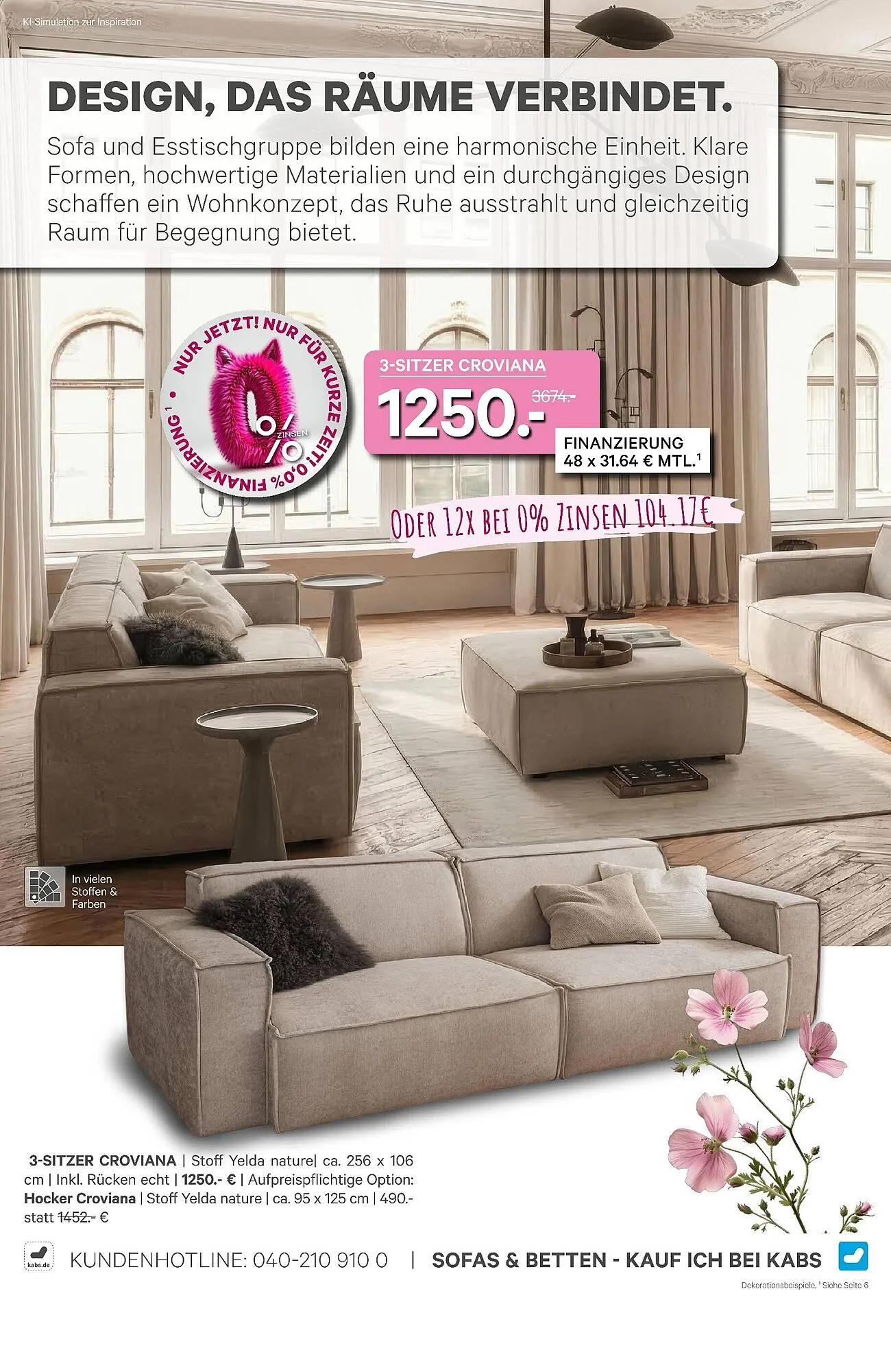 Kabs Polsterwelt Prospekt von 26. März bis 29. April 2026 - Prospekt seite 18
