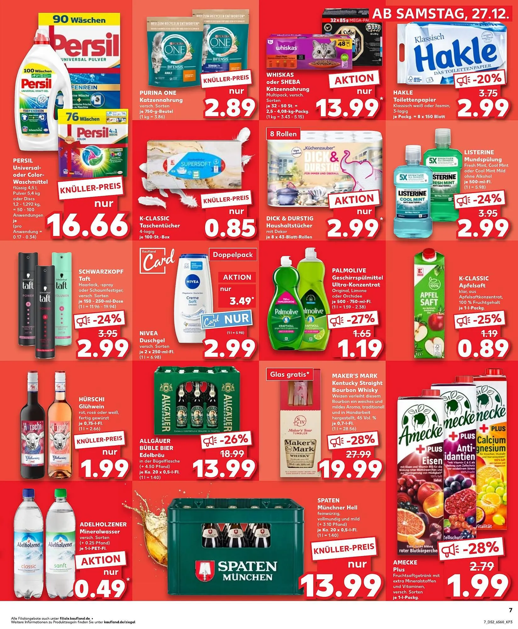 Kaufland Prospekt von 27. Dezember bis 31. Dezember 2025 - Prospekt seite 7