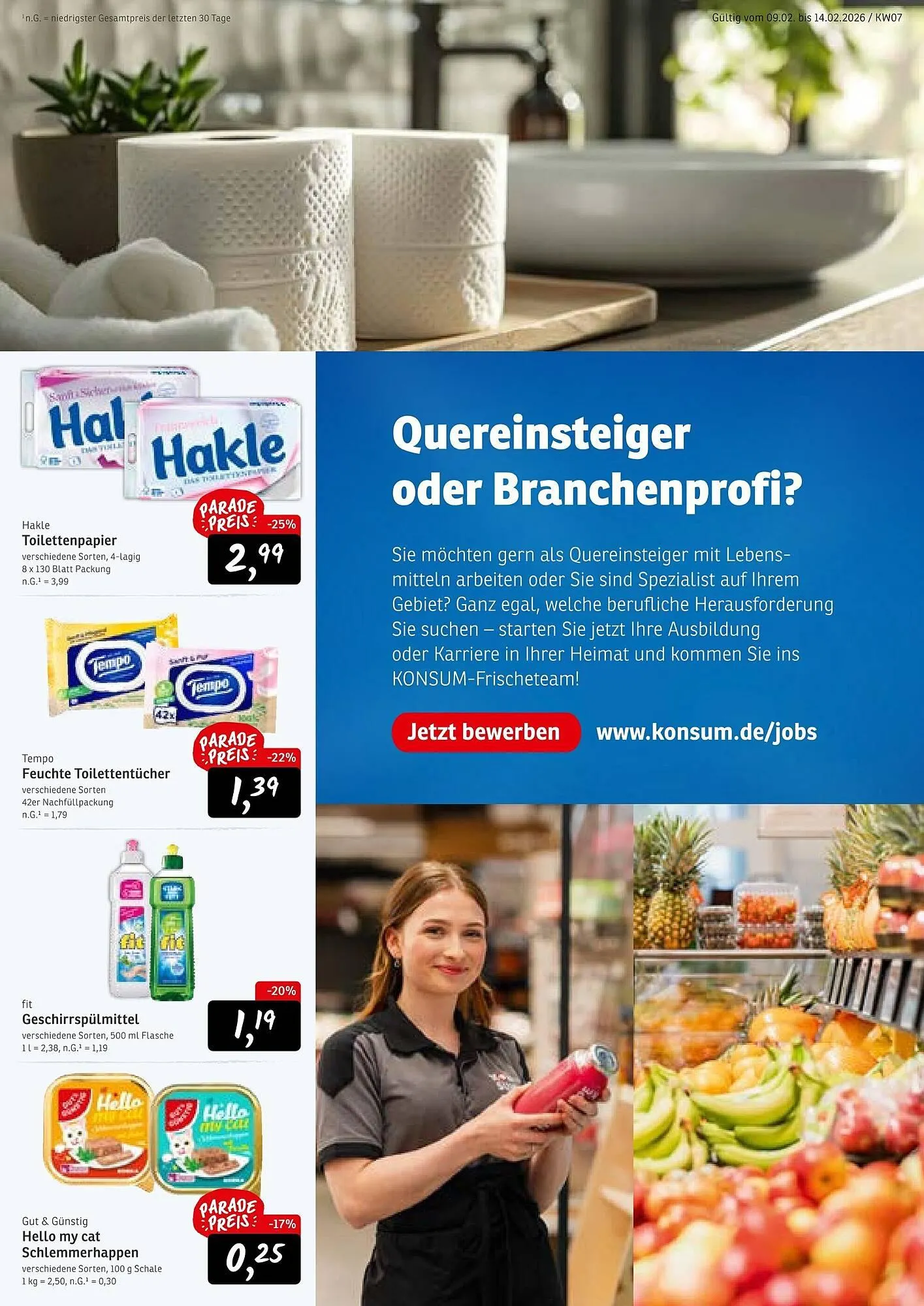 KONSUM Prospekt von 9. Februar bis 14. Februar 2026 - Prospekt seite 11