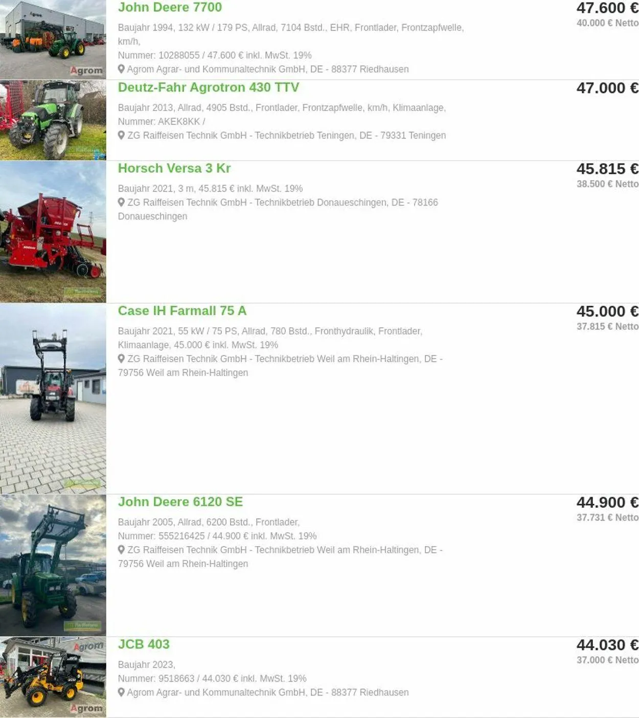 ZG Raiffeisen Aktueller Prospekt von 14. April bis 23. April 2025 - Prospekt seite 8