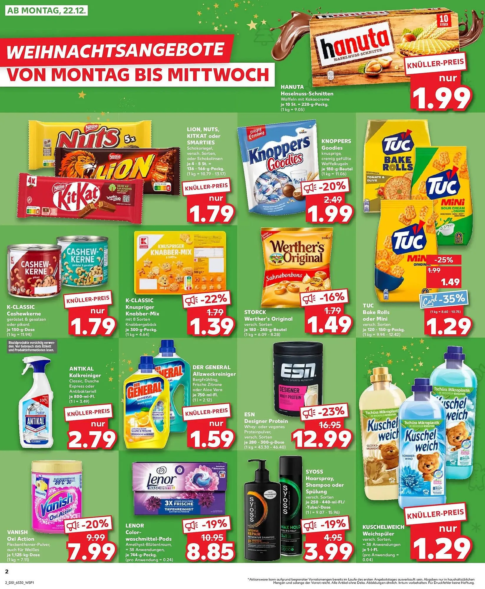 Kaufland Prospekt von 21. Dezember bis 24. Dezember 2025 - Prospekt seite 2