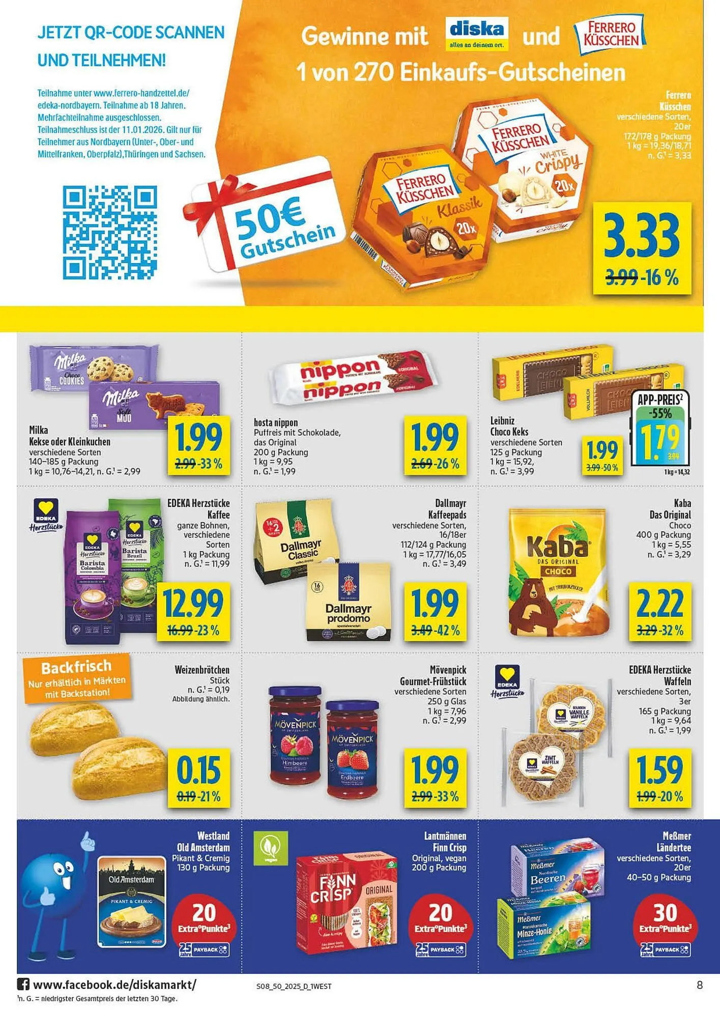 Diska Prospekt von 8. Dezember bis 13. Dezember 2025 - Prospekt seite 8