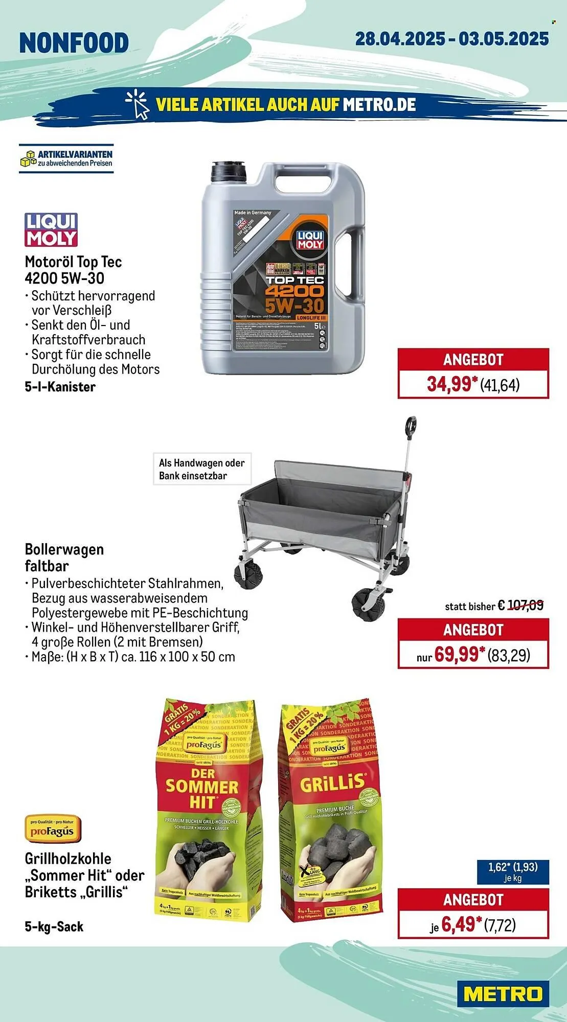 METRO Prospekt von 28. April bis 3. Mai 2025 - Prospekt seite 20