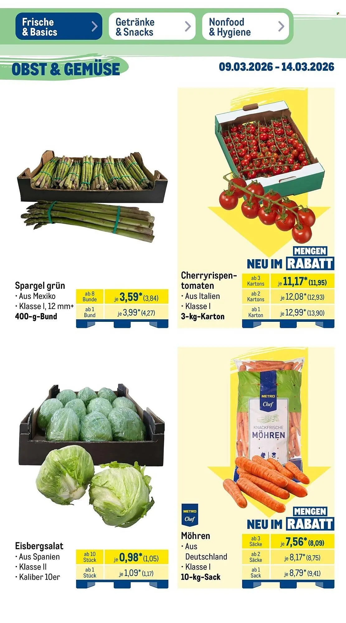 METRO Prospekt von 9. März bis 14. März 2026 - Prospekt seite 13