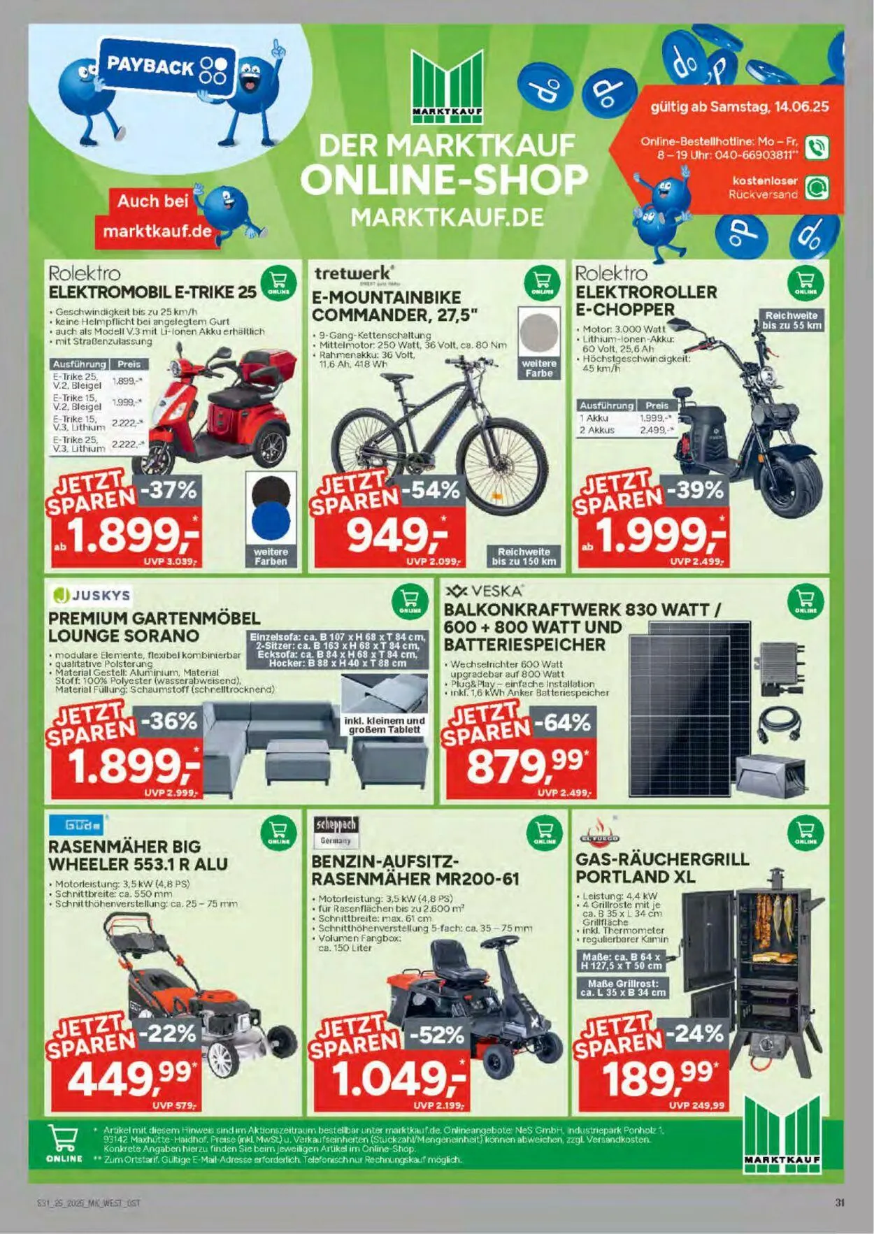 Marktkauf - Nürnberg-Thon Aktueller Prospekt von 16. Juni bis 21. Juni 2025 - Prospekt seite 31