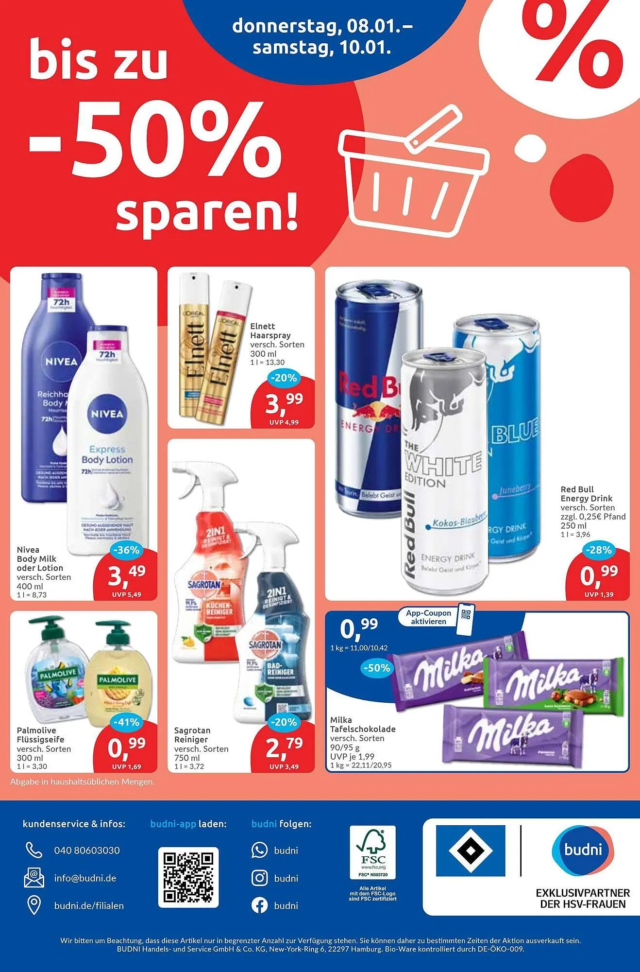 Budni Prospekt von 5. Januar bis 10. Januar 2026 - Prospekt seite 8