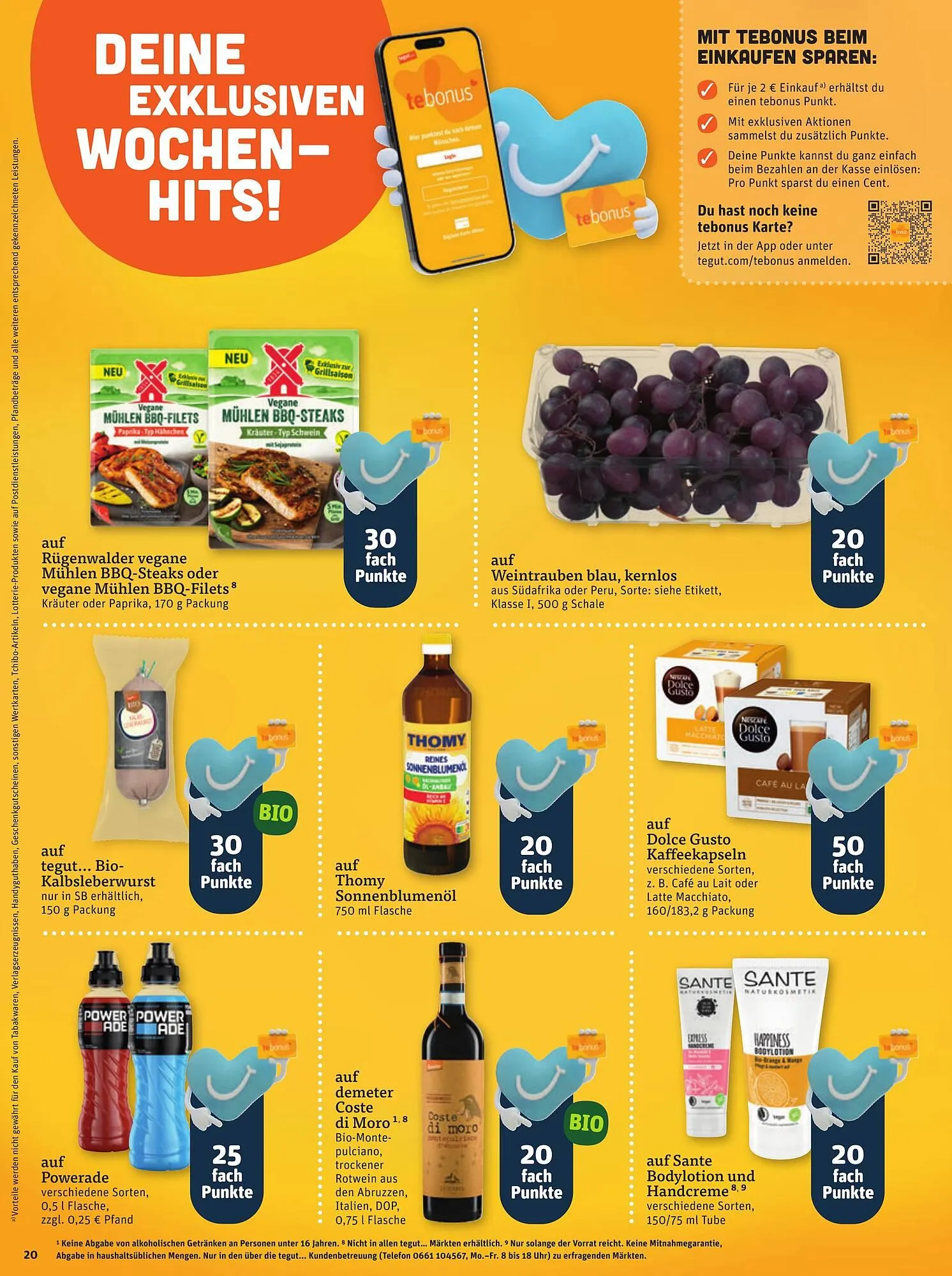 Tegut Prospekt von 24. April bis 25. April 2026 - Prospekt seite 22