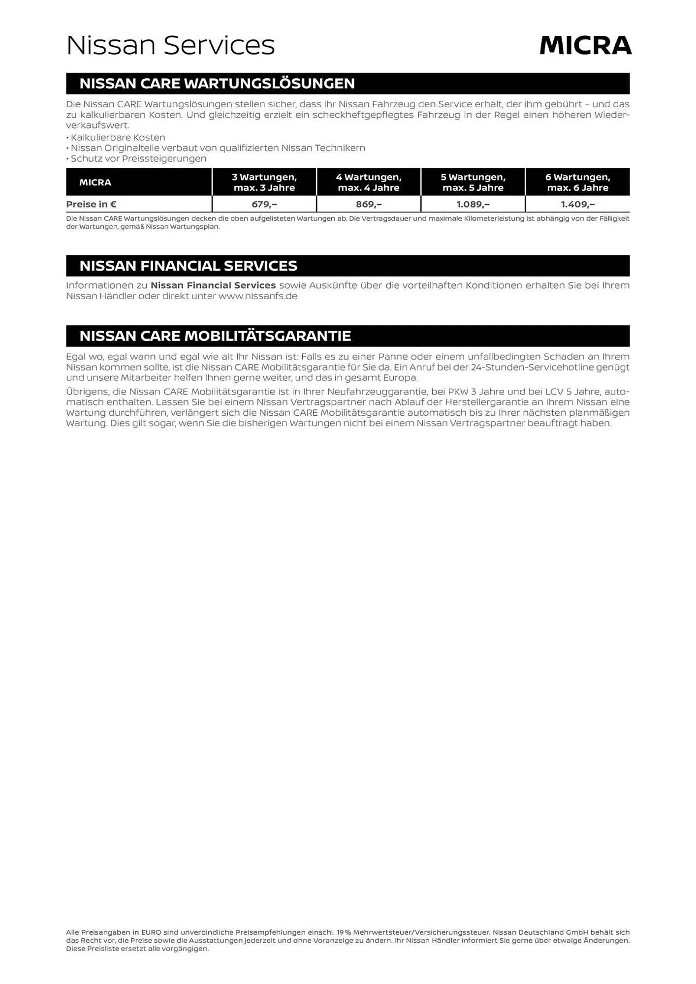 Nissan Prospekt von 16. September bis 16. September 2026 - Prospekt seite 6